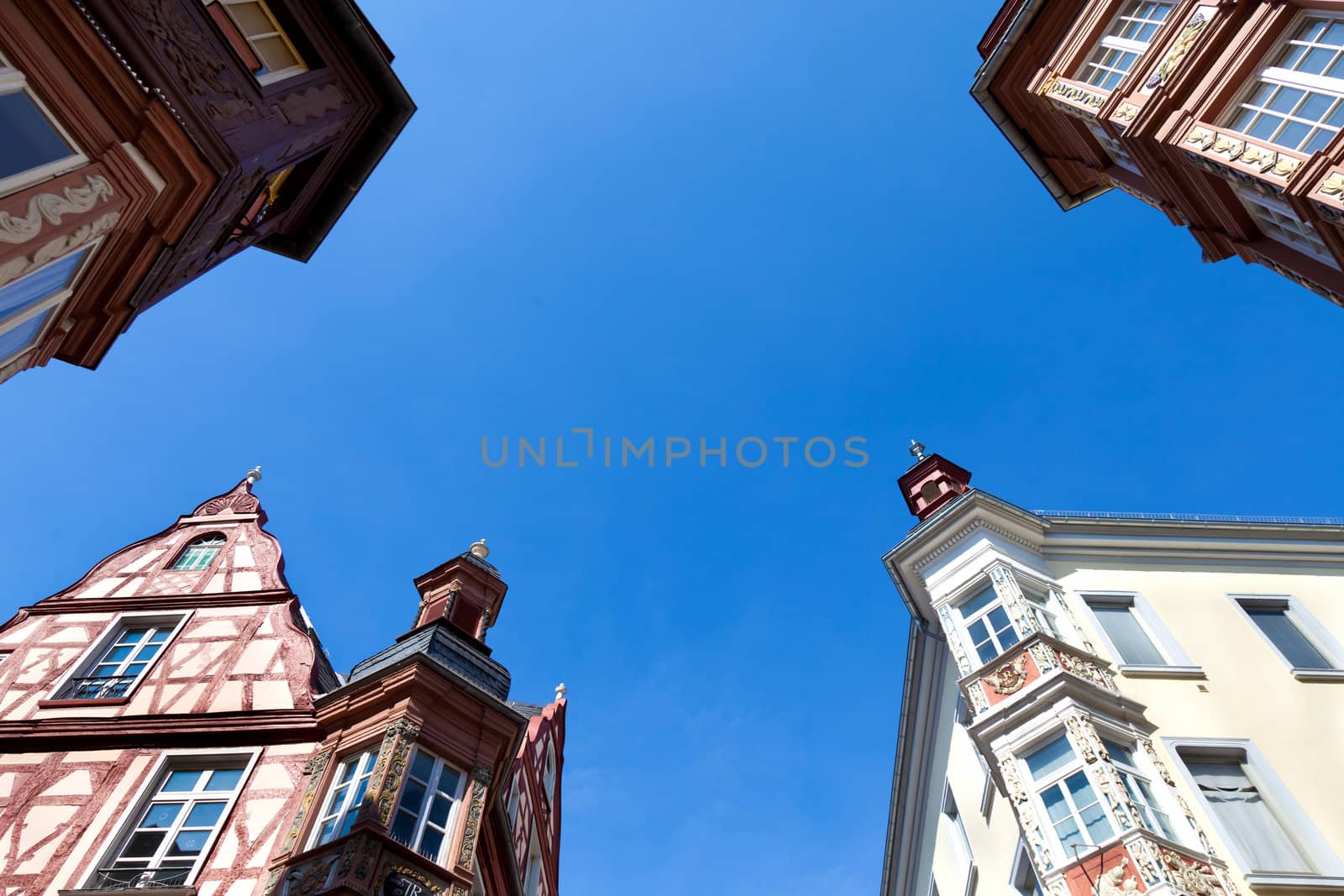 Old houses in Koblenz, Germany.