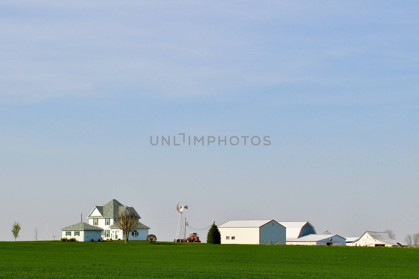 Family Farm Background by RefocusPhoto
