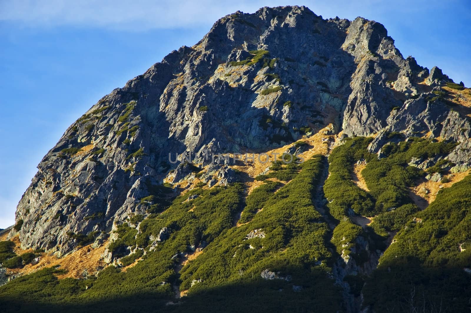 Top of High Tatras Mountains in Slovakia.