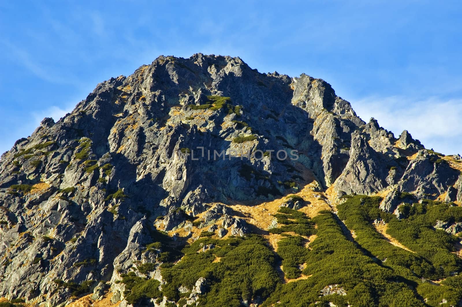 Top of High Tatras Mountains in Slovakia.