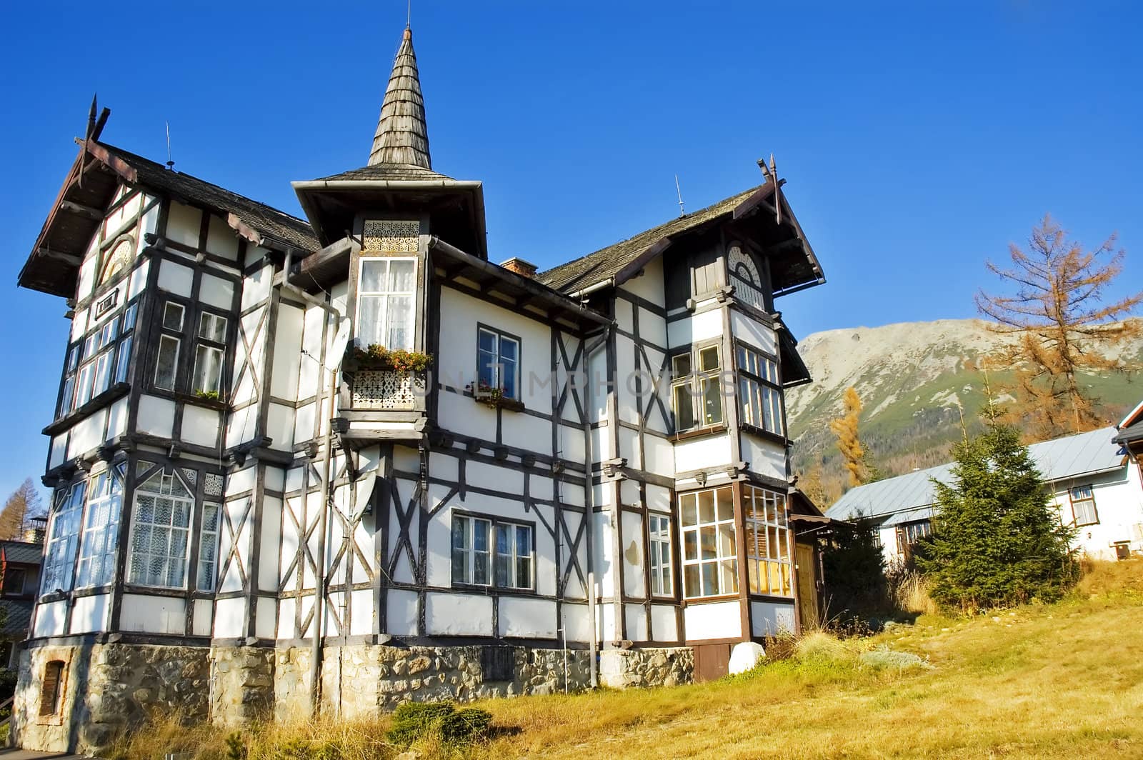 Old house in Stary Smokoviec in Slovakia.