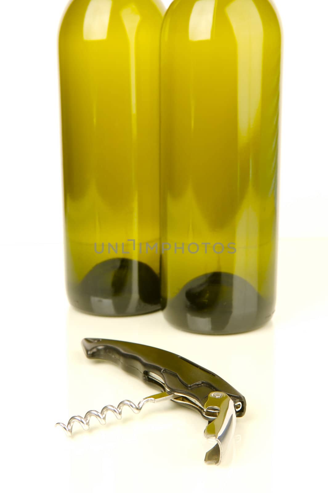 White wine isolated against a white background