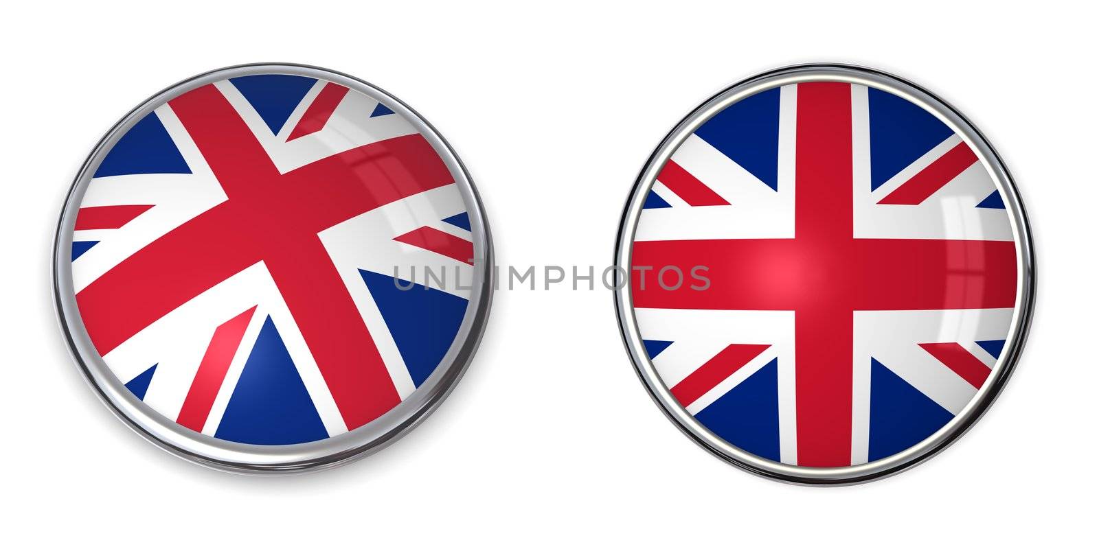 button style banner of united kingdom