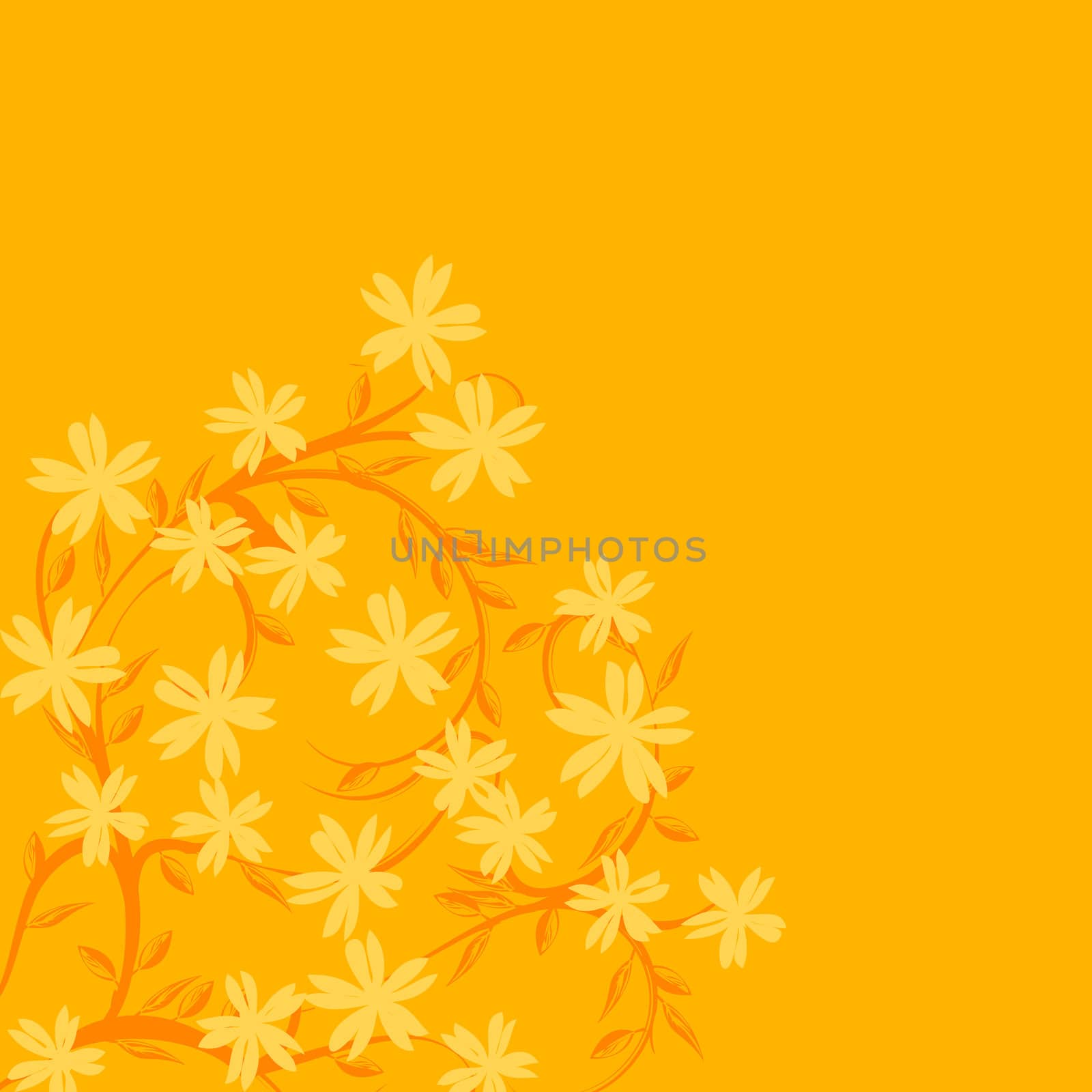 Background texture with floral motif