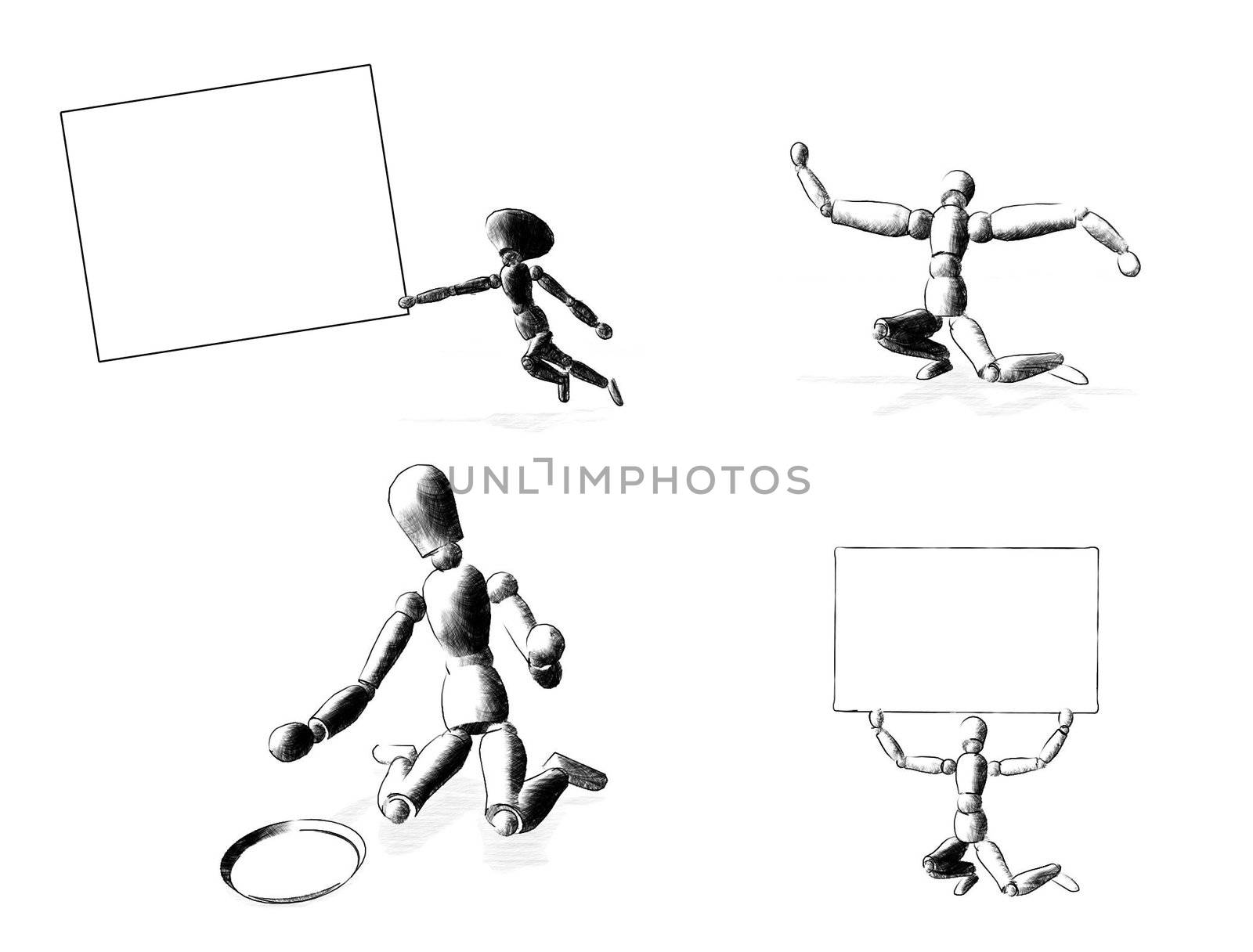 3d sketches by ommo
