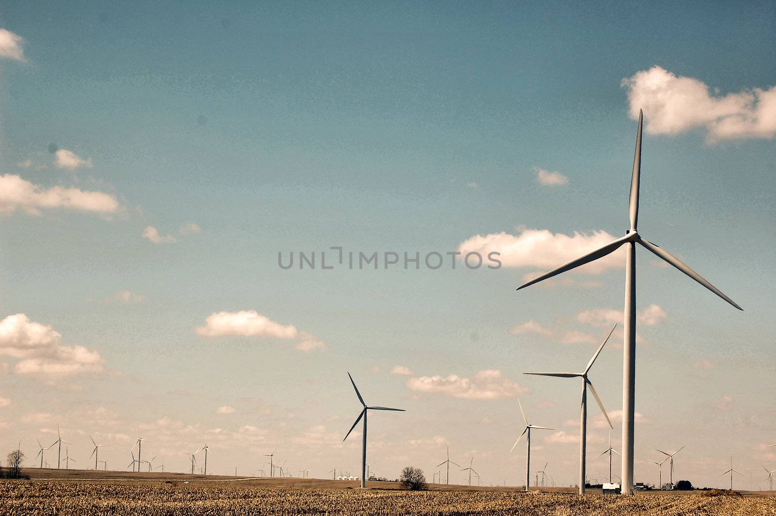 Wind Turbine Farm by RefocusPhoto