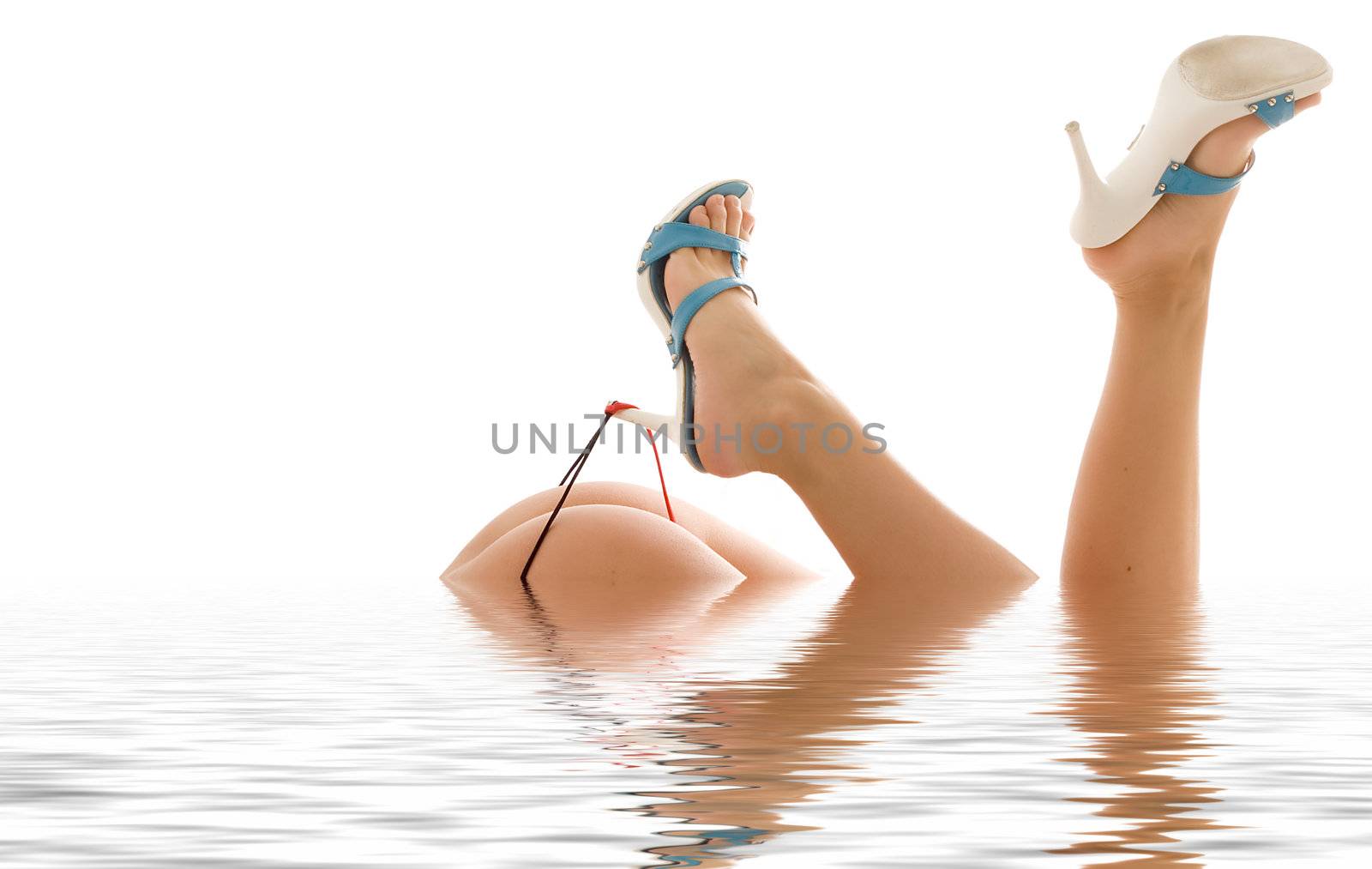high heels in water by dolgachov