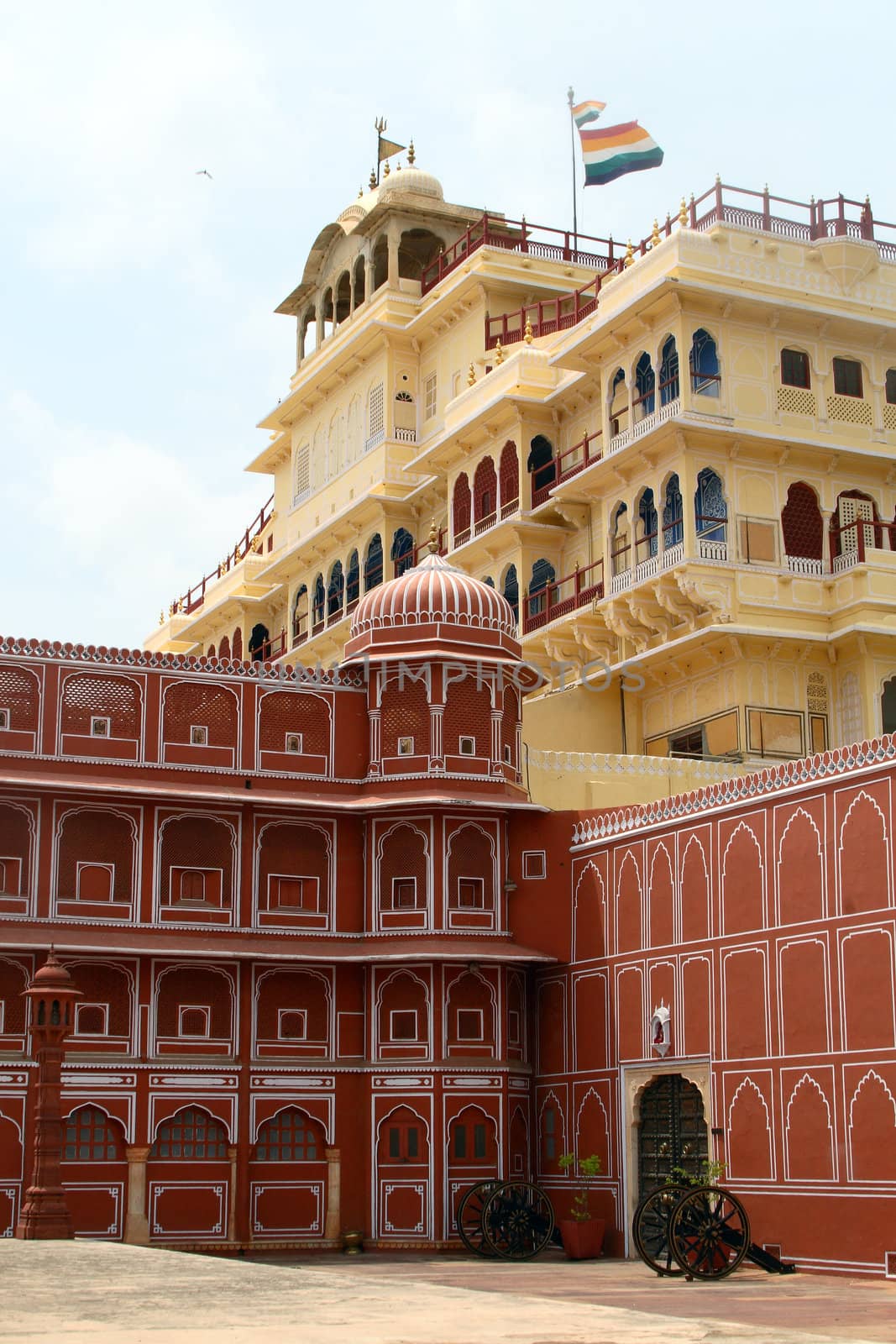 The city palace located in jaipur india