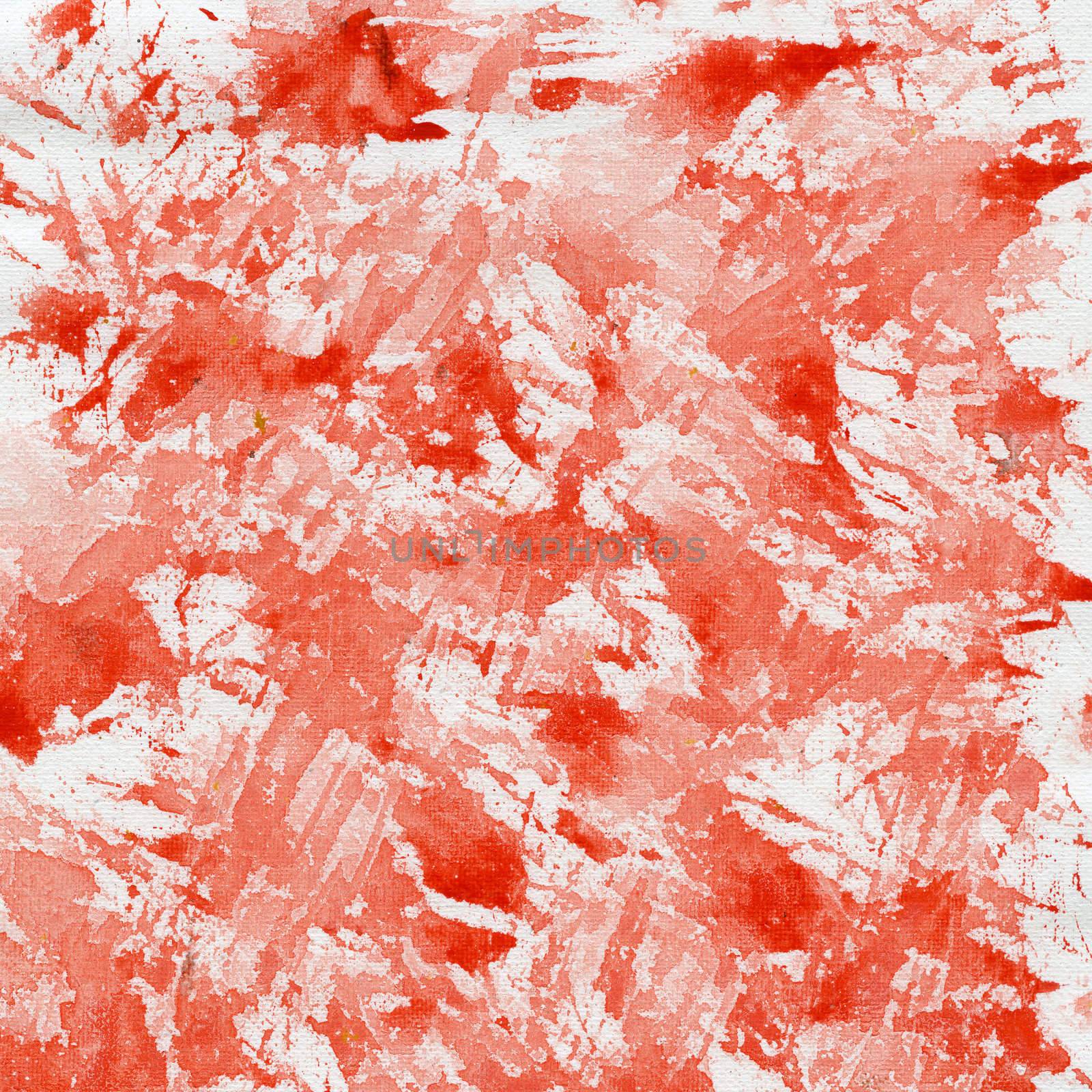 red splashes on canvas by PixelsAway