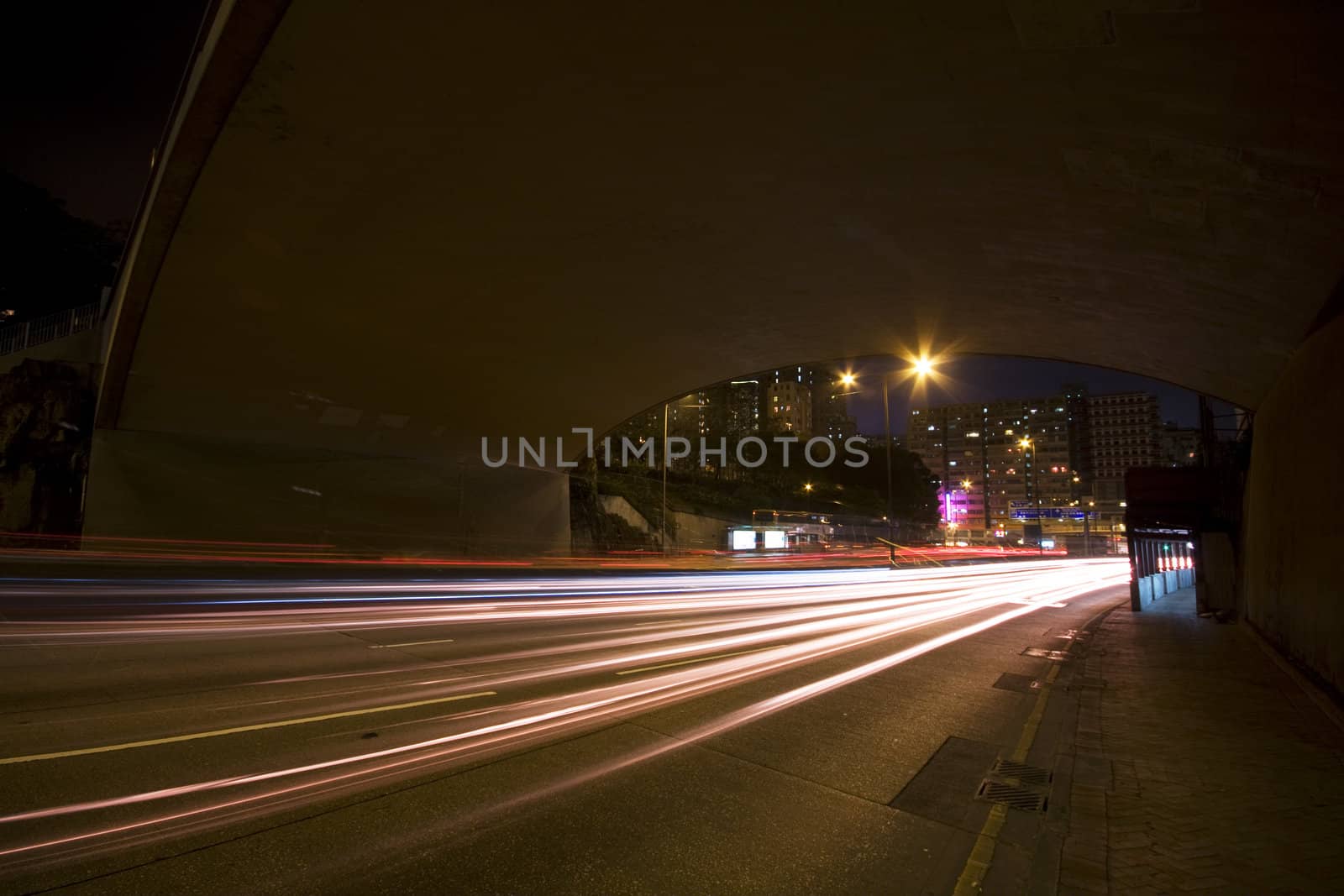 traffic in downtown in hong kong by cozyta