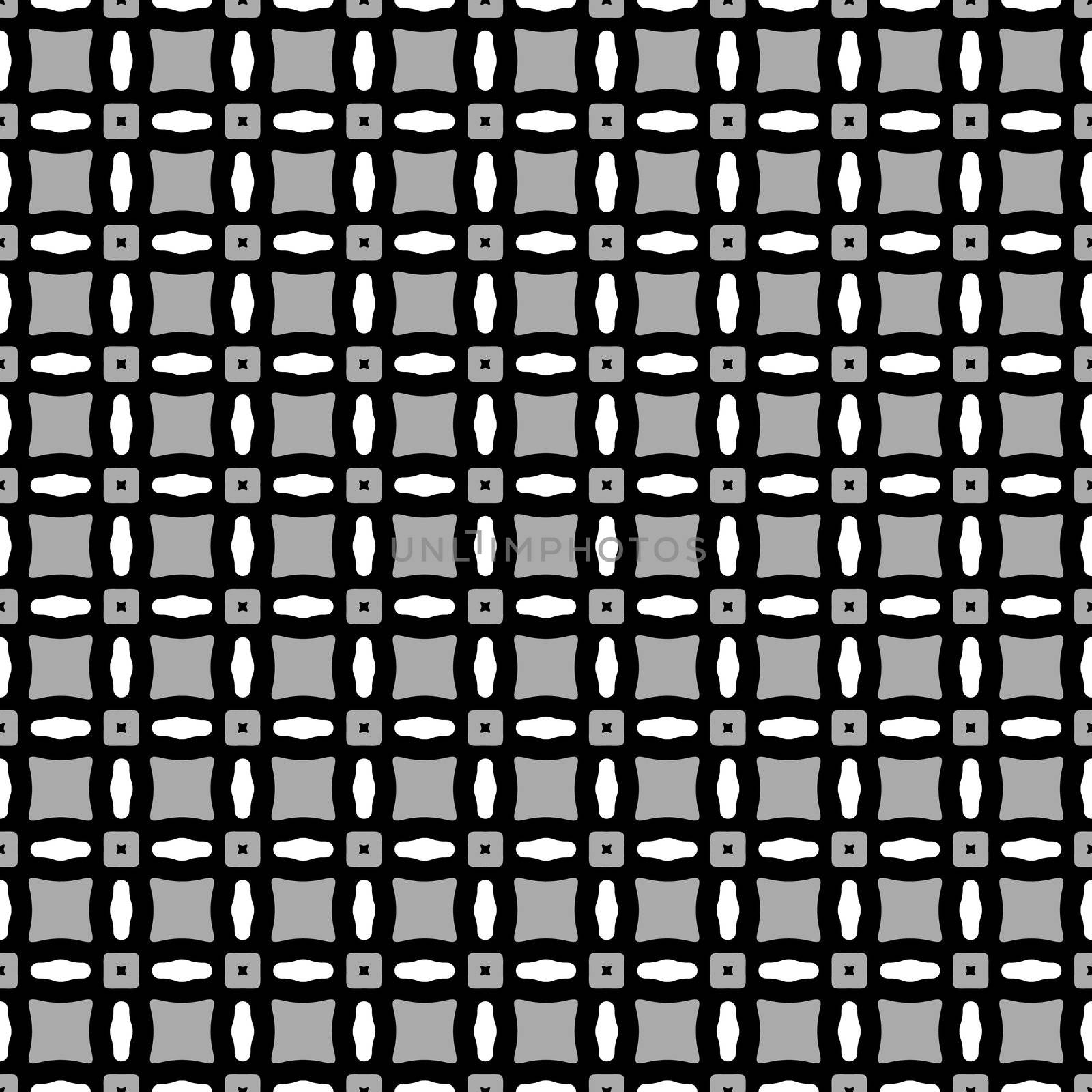 seamless texture of abstracted shapes in black and white