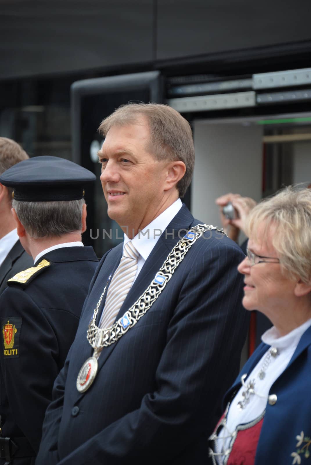 Mayor Gunnar Bakke in Bergen 