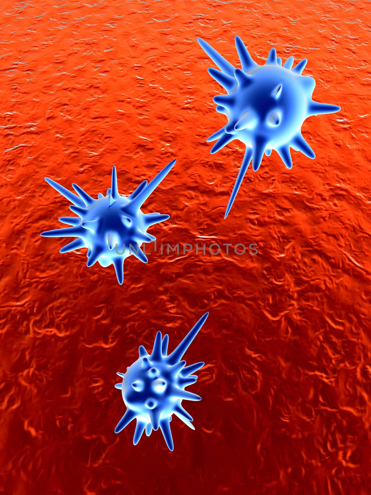 Viruses in Bloodstream by Spectral