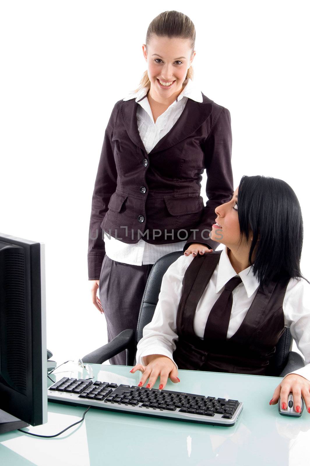 young attorney busy in office