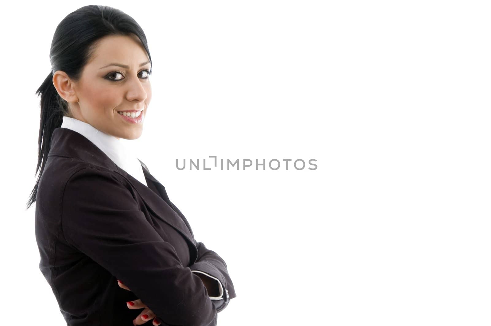 side view of young businesswoman by imagerymajestic