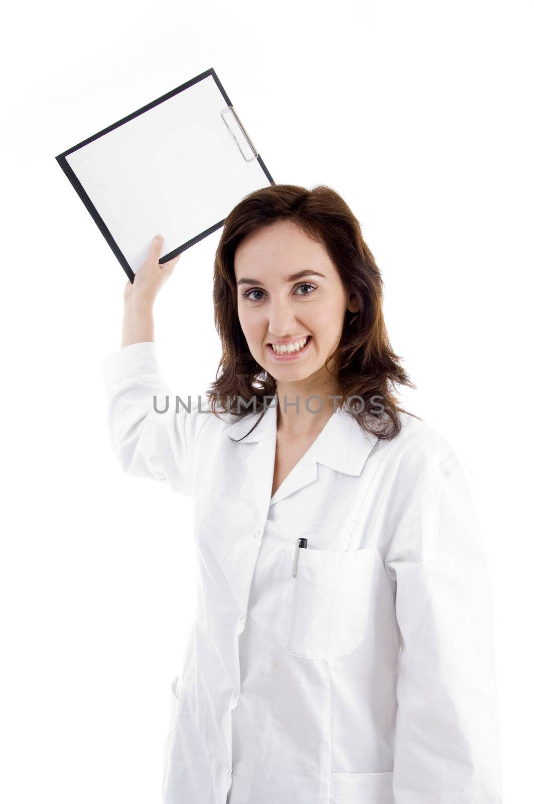 male doctor with prescription notepad by imagerymajestic