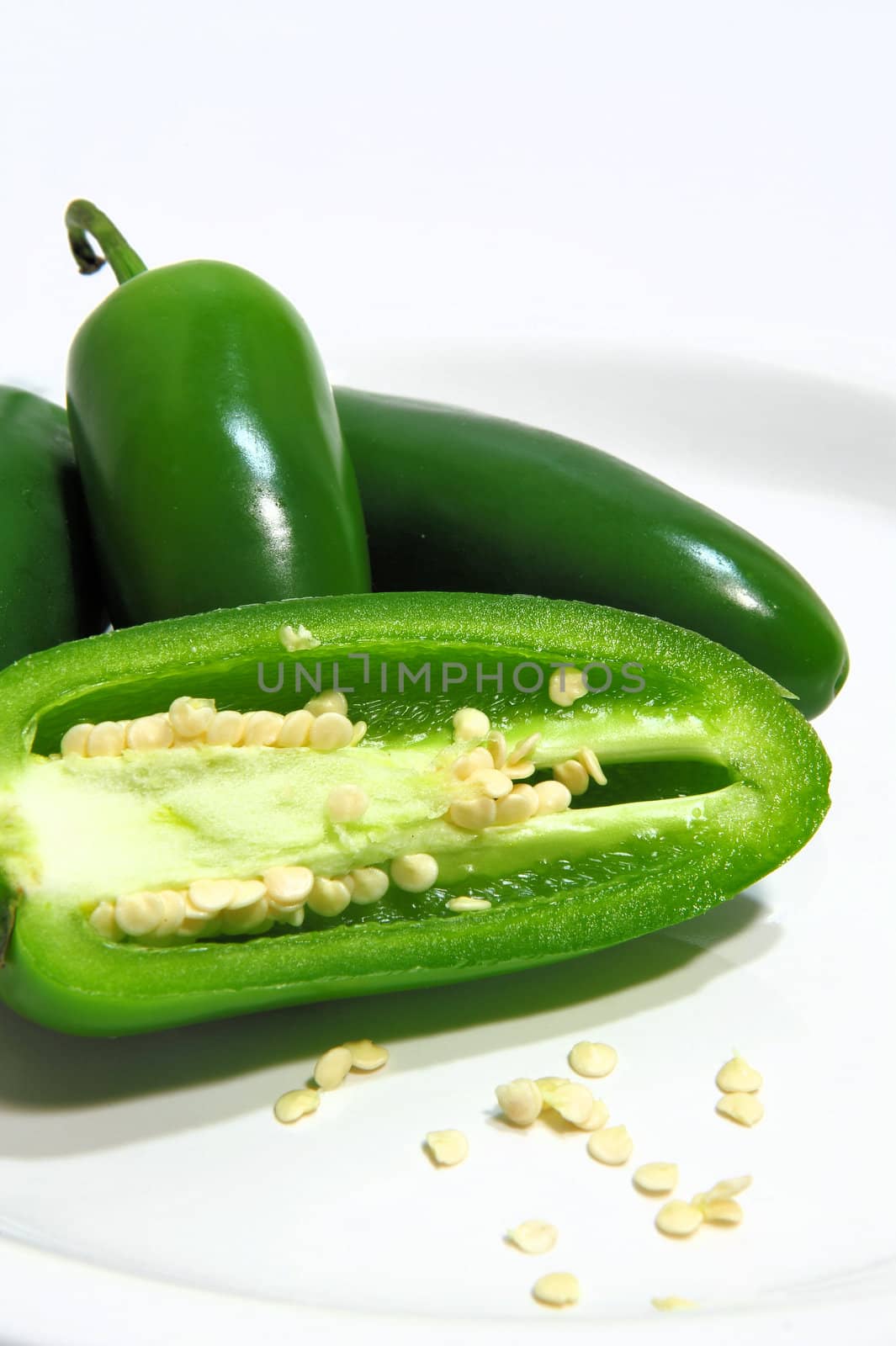 Jalapeno Pepper And Seeds by bendicks