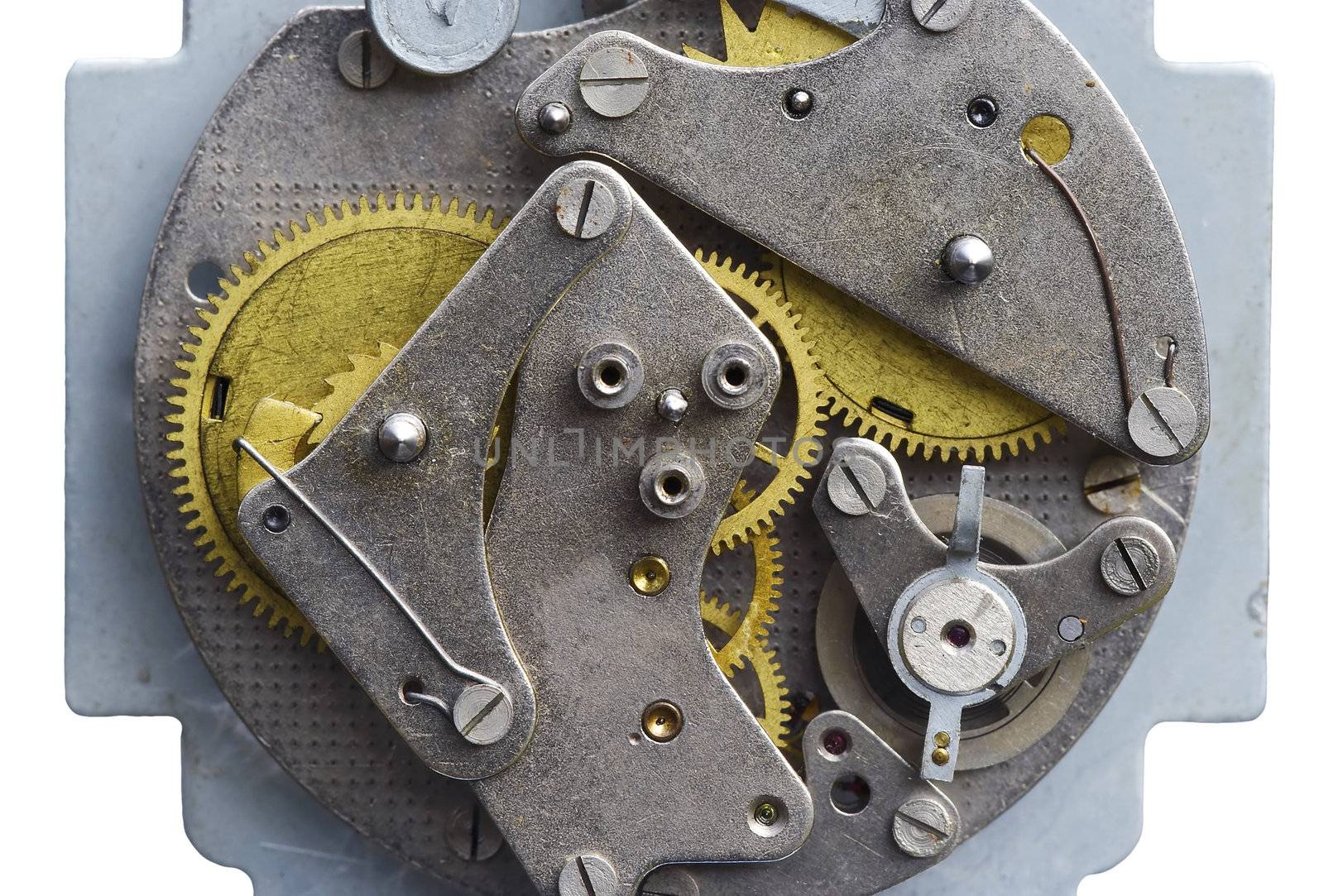 Detail (close-up) of the clockwork mechanism