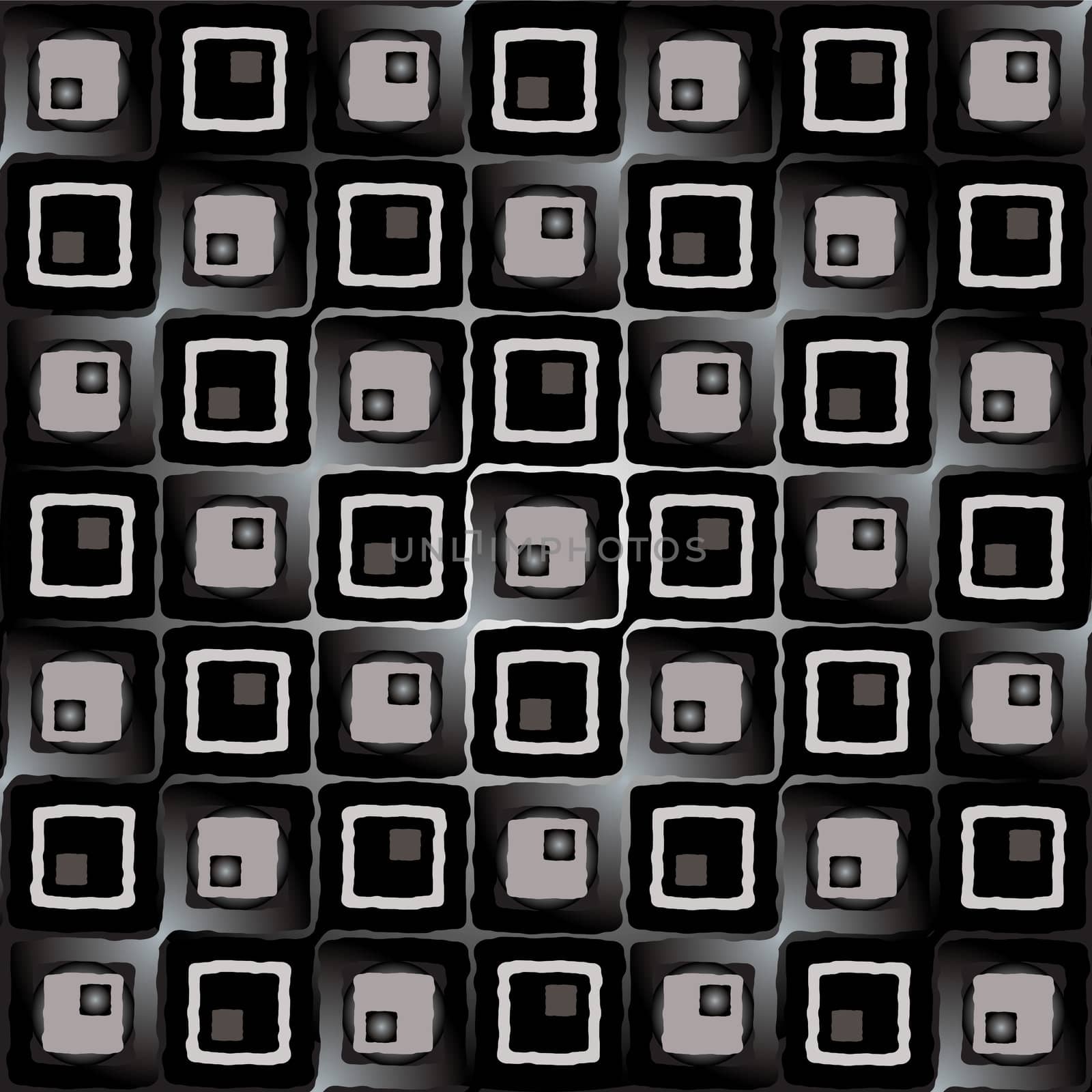 silver linked square background by nicemonkey
