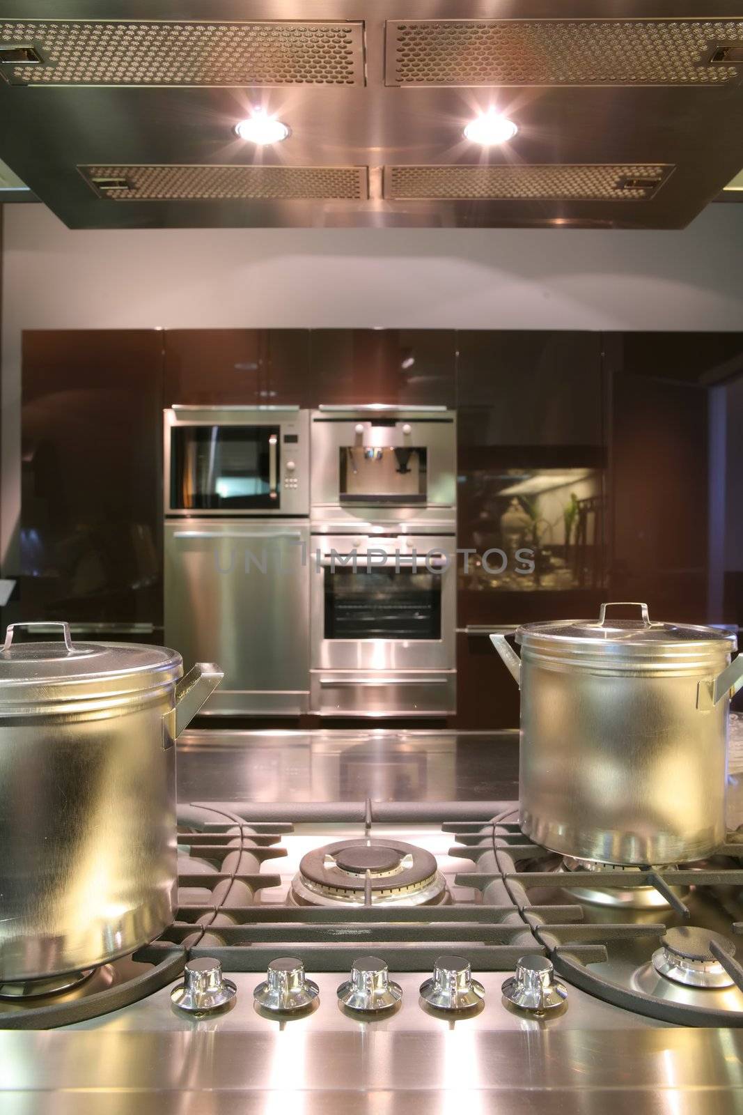 interiors of kitchen with gas fryer by Astroid
