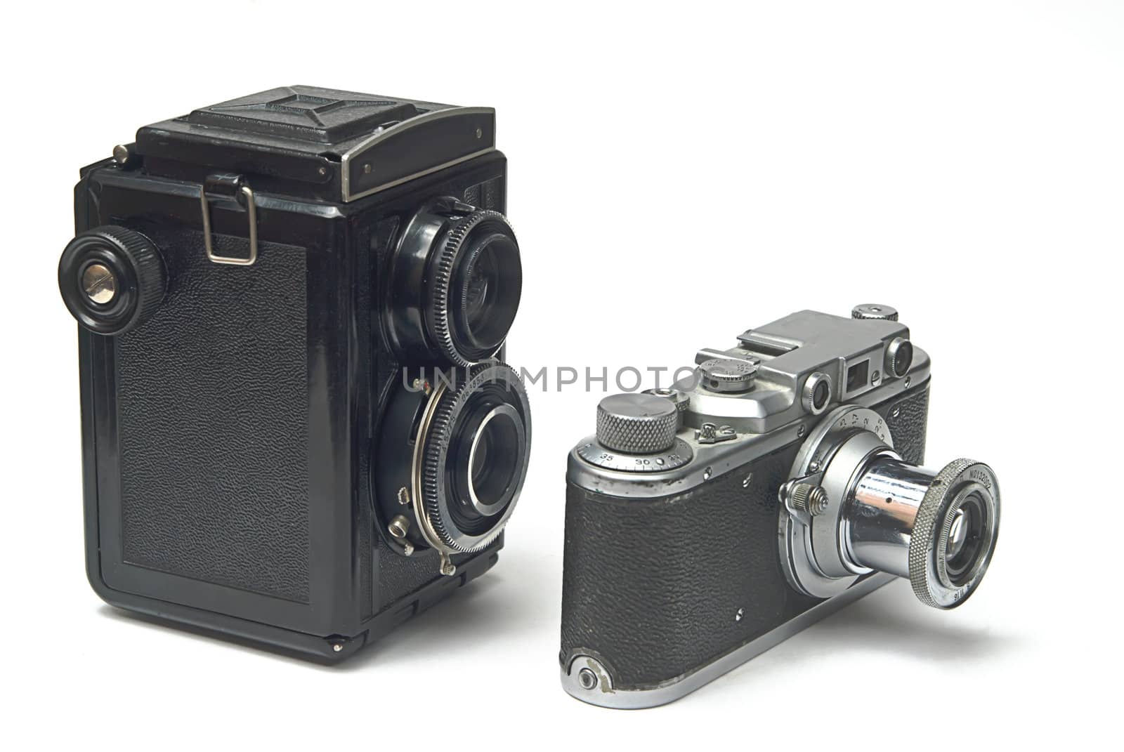 two old photo cameras  by vikinded