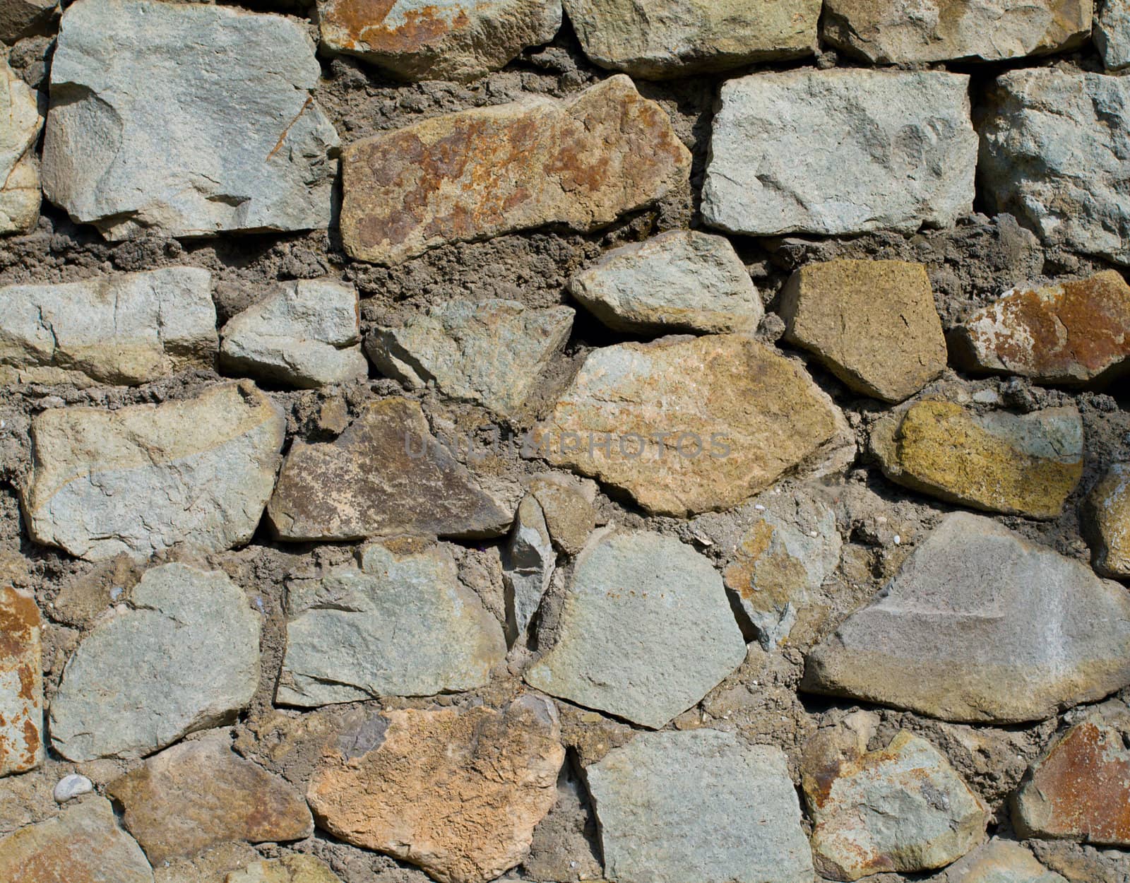wall from big stones textured