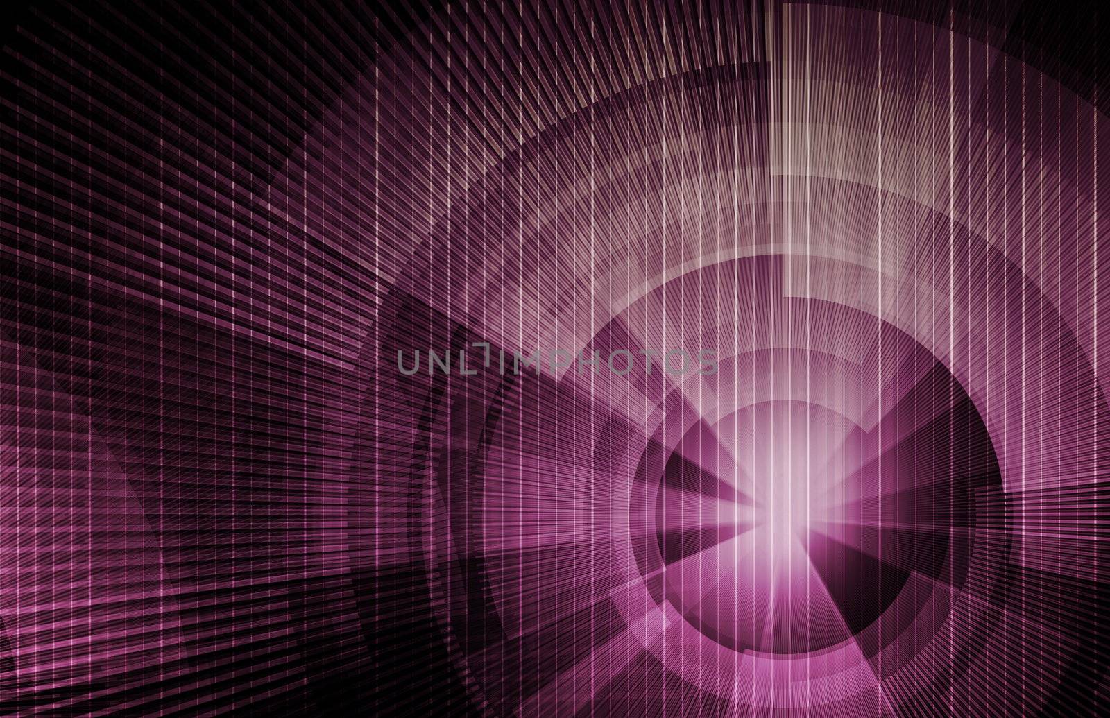 Internet World Wide Web Abstract Tech Background