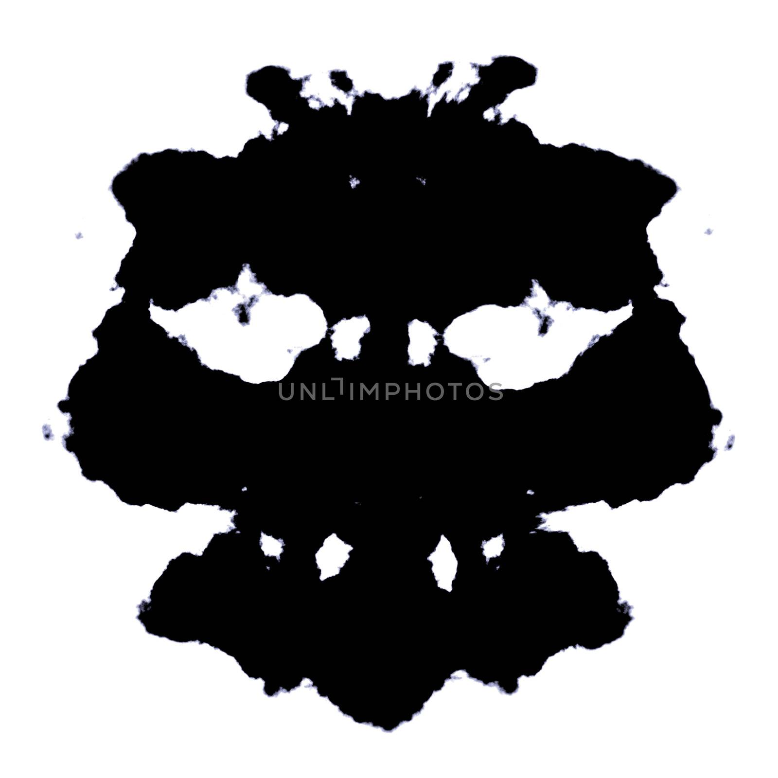 Rorschach Test of an Ink Blot Card