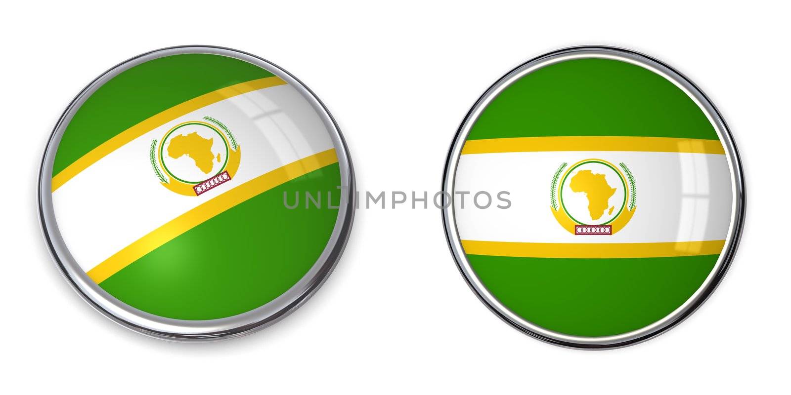 Banner Button African Union by PixBox