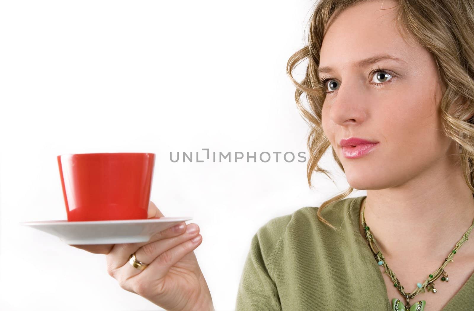 woman with cup of tea