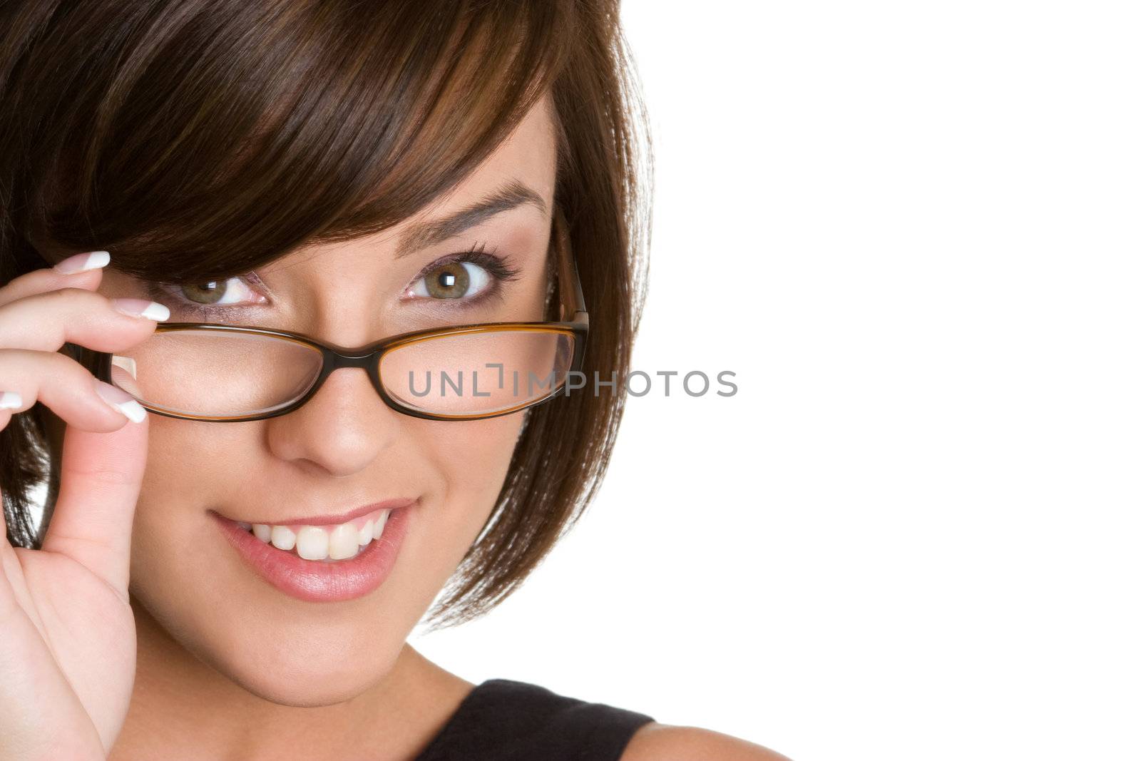 Girl Wearing Glasses by keeweeboy