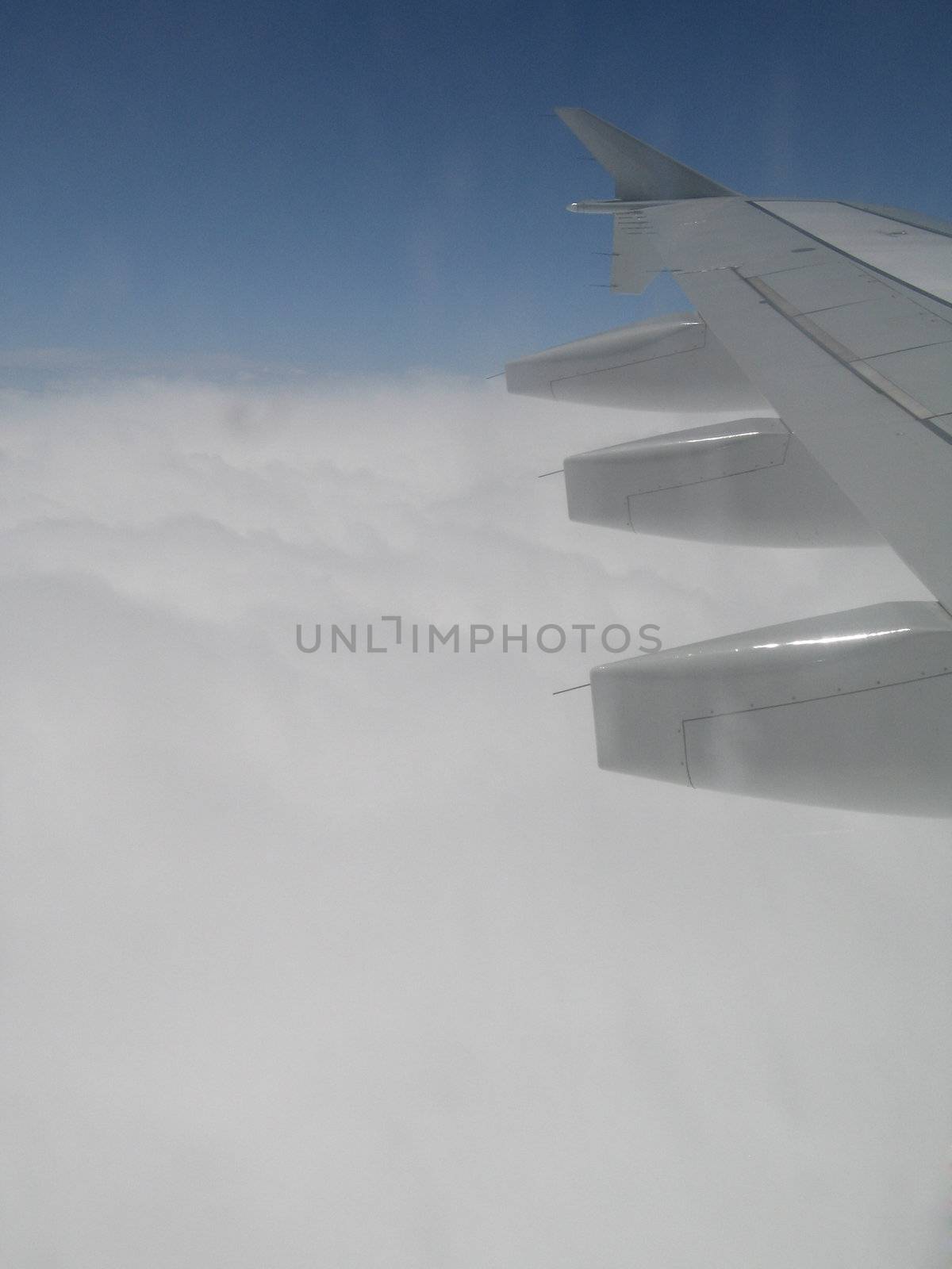 sky view from an airplane by mmm