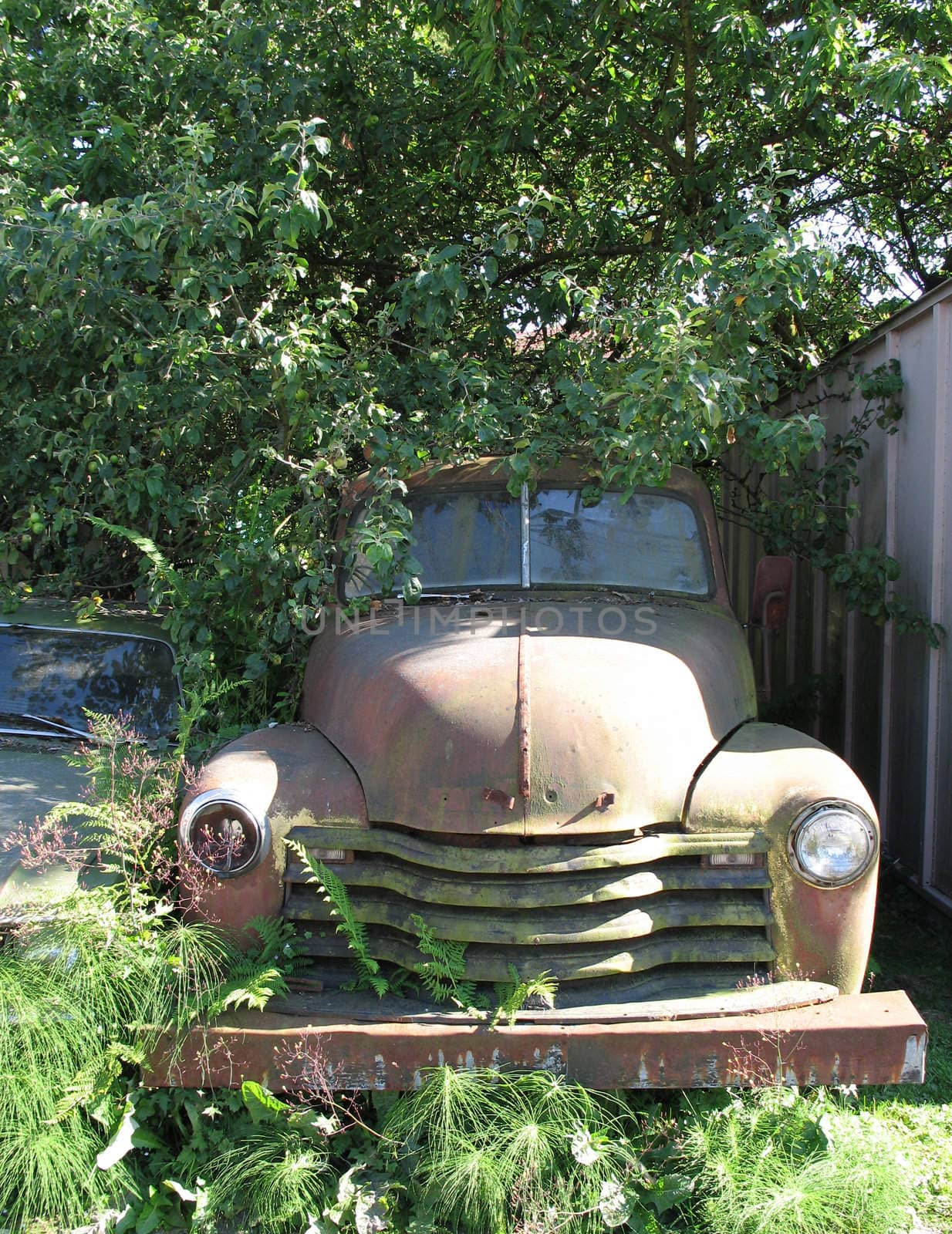 old abandoned car