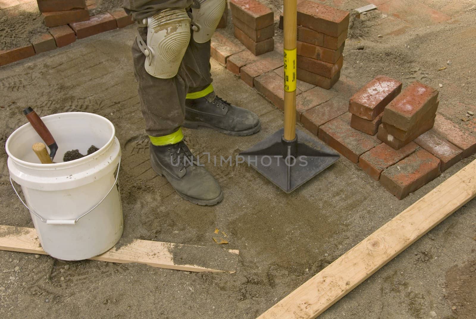 tamping sand for brick patio by rongreer