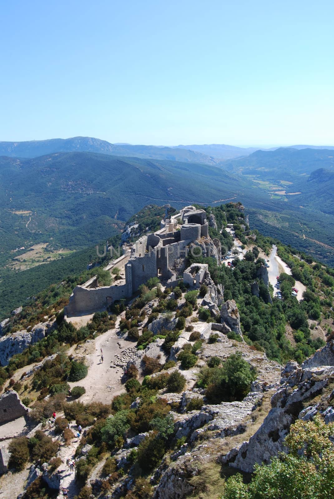 The French region of Languadoc is full of ancient castles, in particular of the cathar period