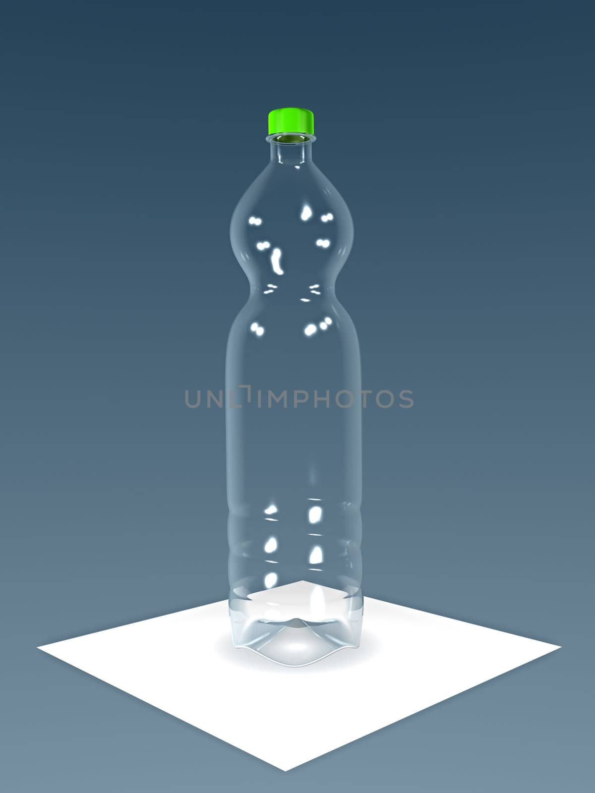 An image of an typical PET bottle