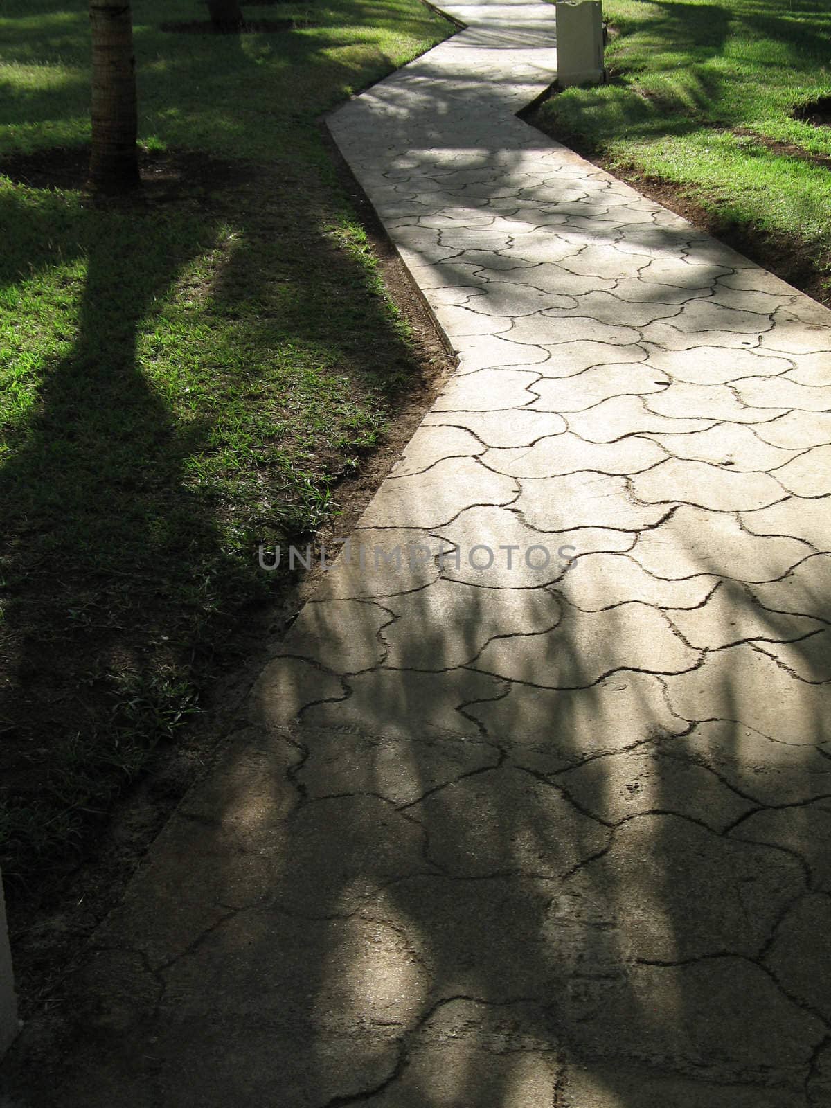 paved path
