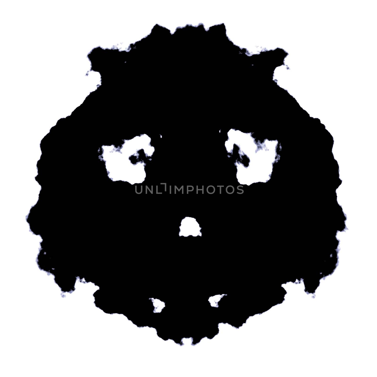 Rorschach Test of an Ink Blot Card