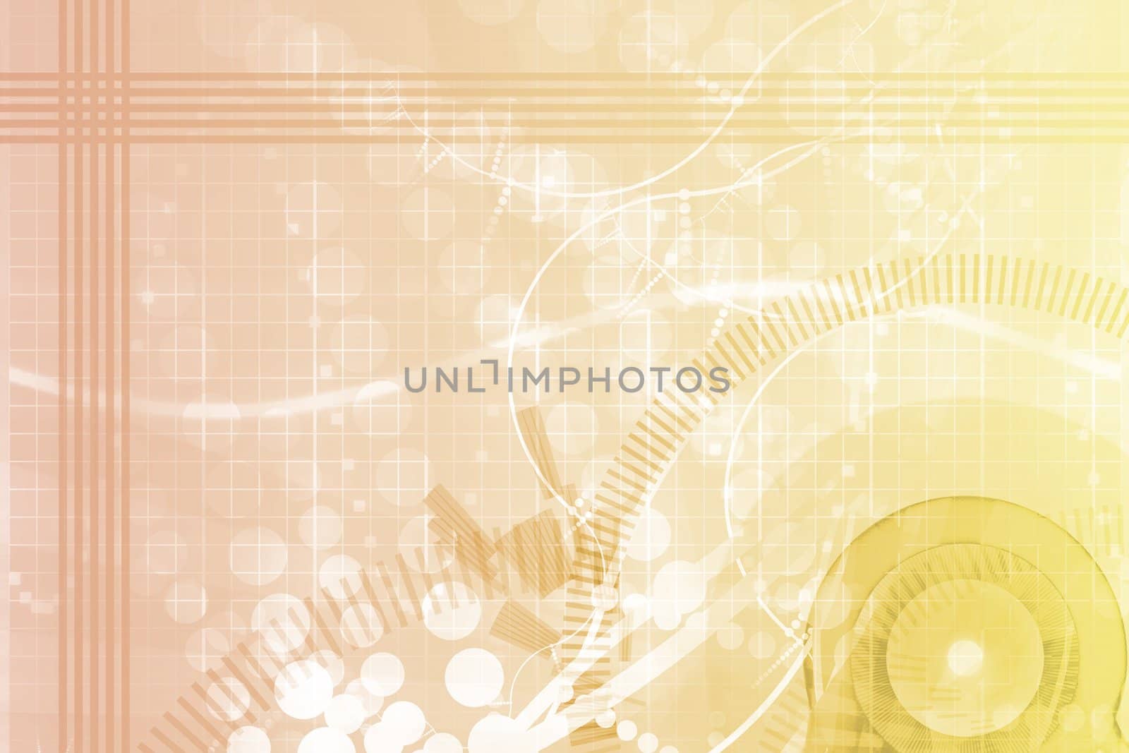 Simple and Clean Block 3d Abstract Background in Gold