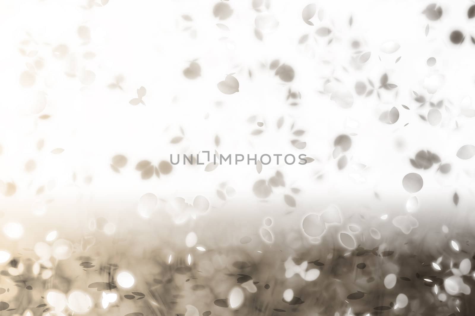 A Soft Falling Leaves Abstract Background Art