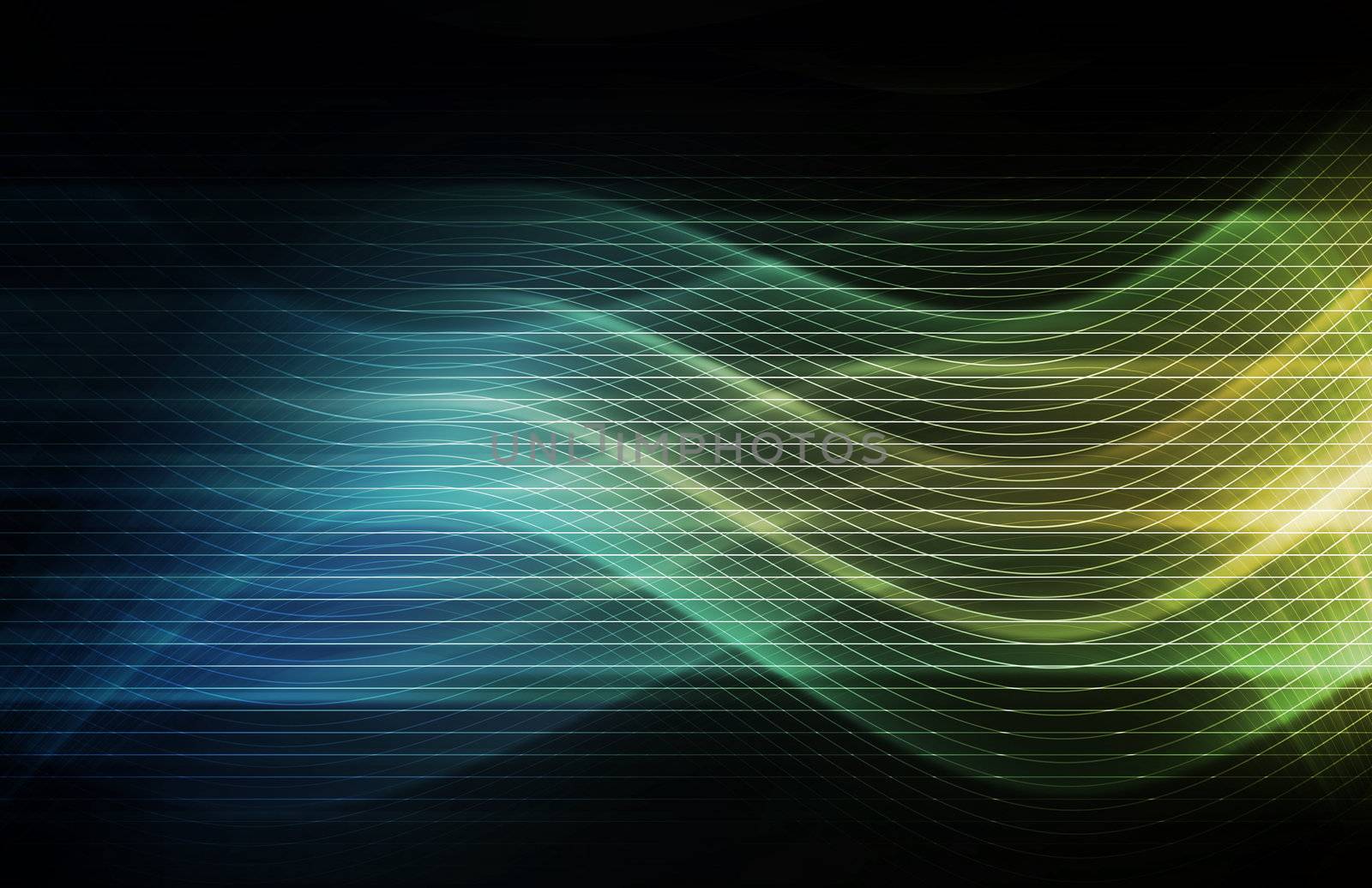 Flowing Energy as a Digital Abstract Background