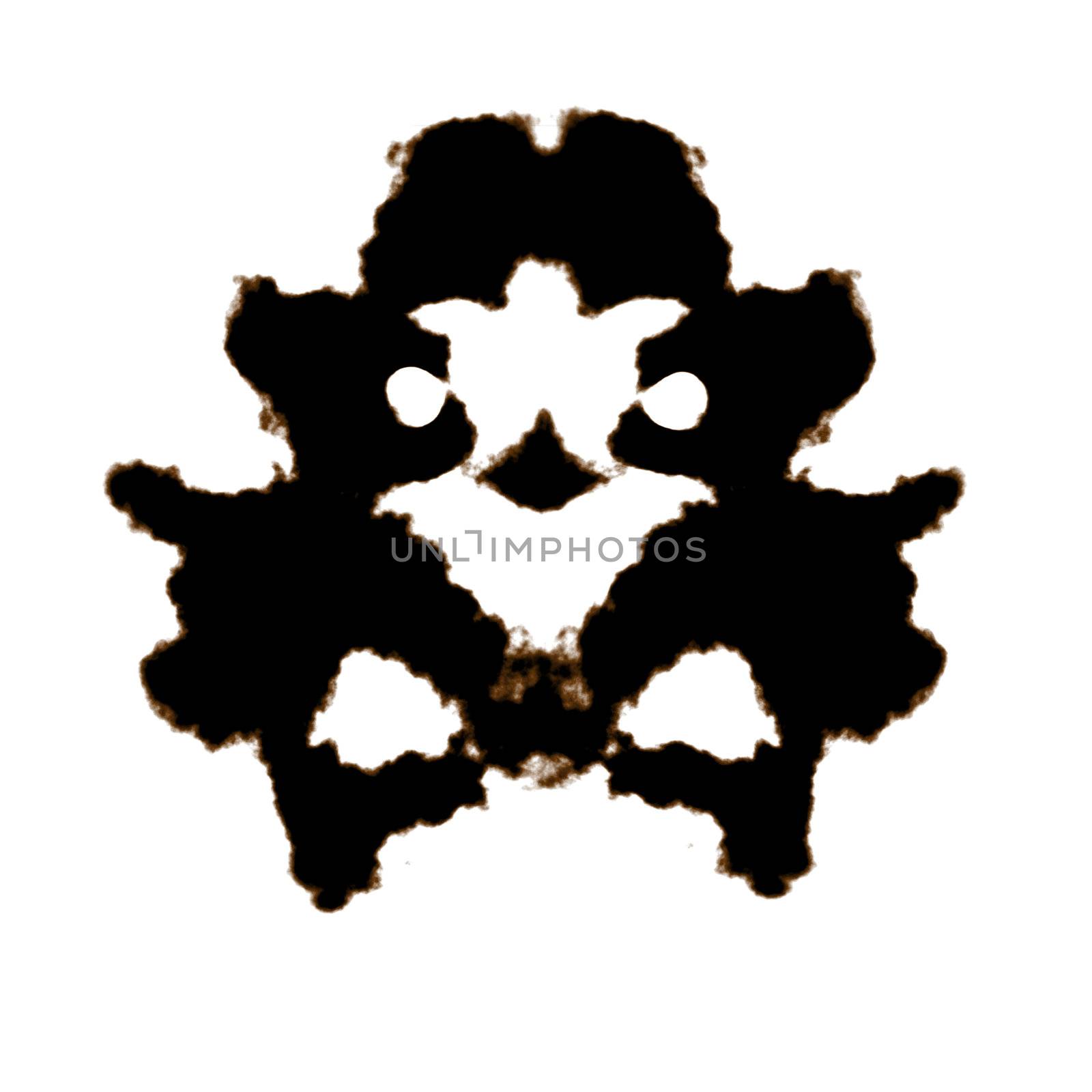 Rorschach Test of an Ink Blot Card