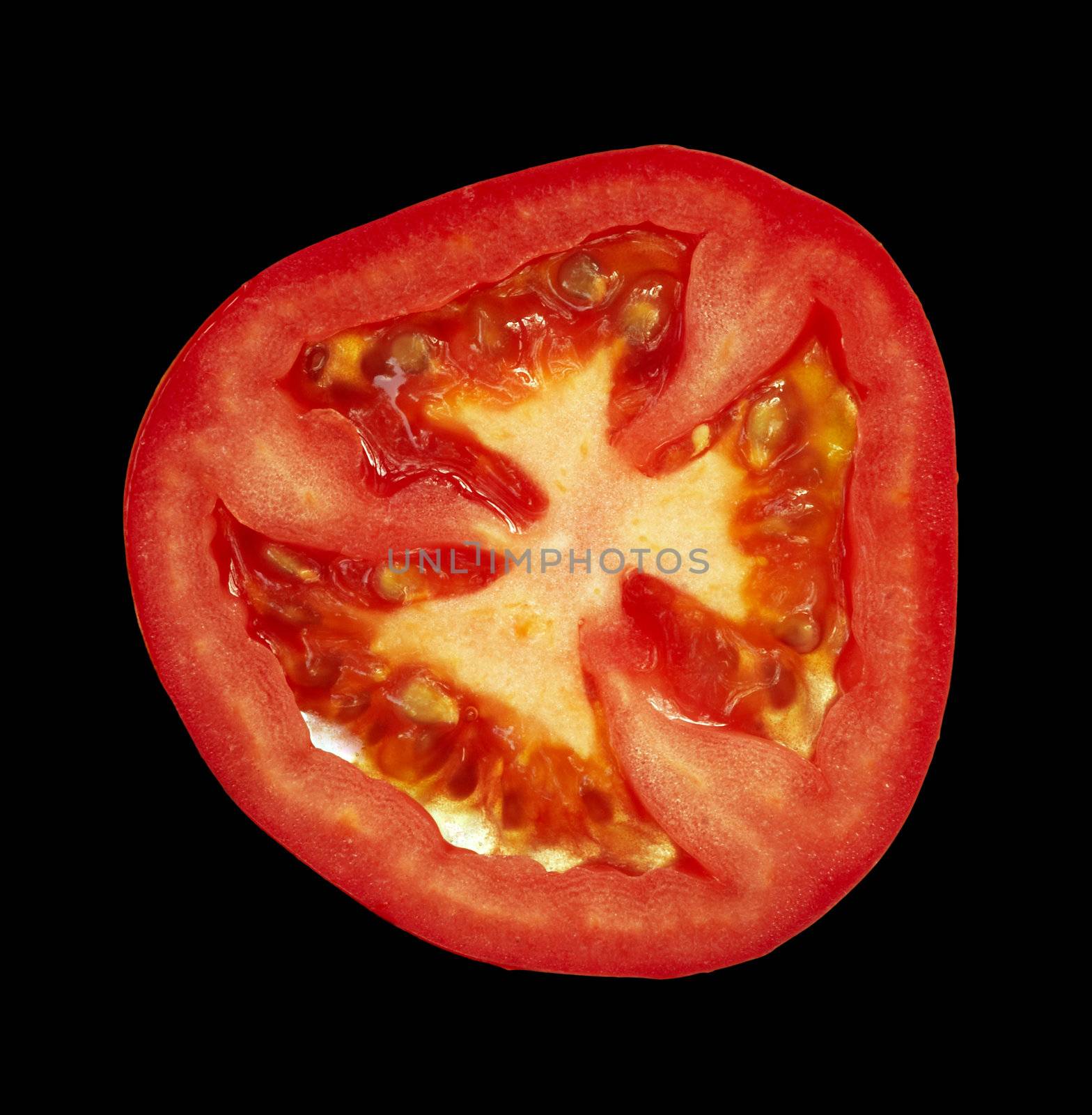 isolated - slice of the tomato by Mibuch