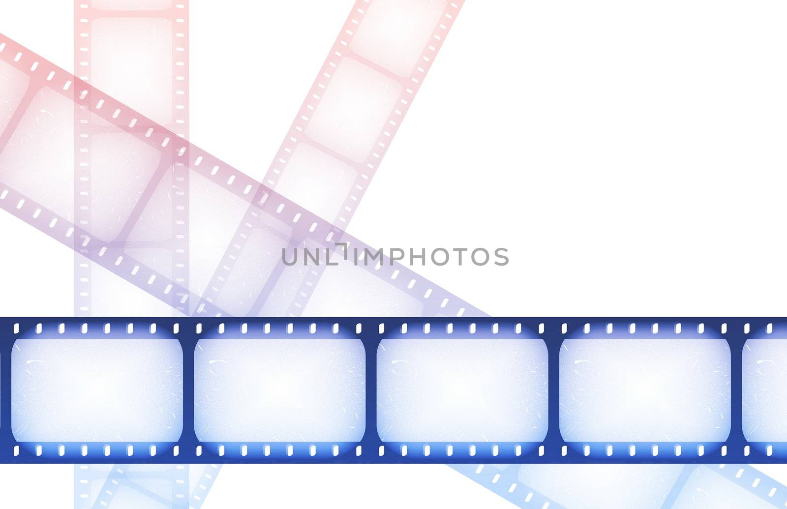 TV Channel Movie Guide on Abstract Background