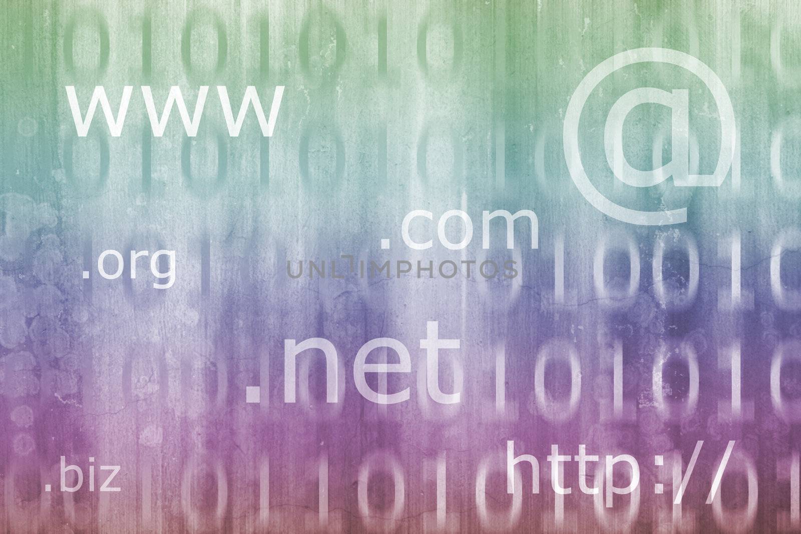 Web Abstract Background in Colors and White