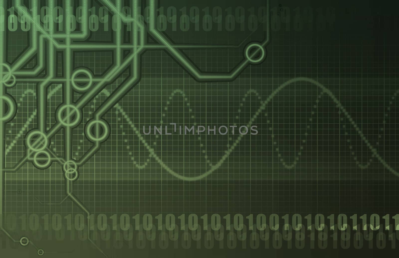 Telecommunications Industry Global Network as Art