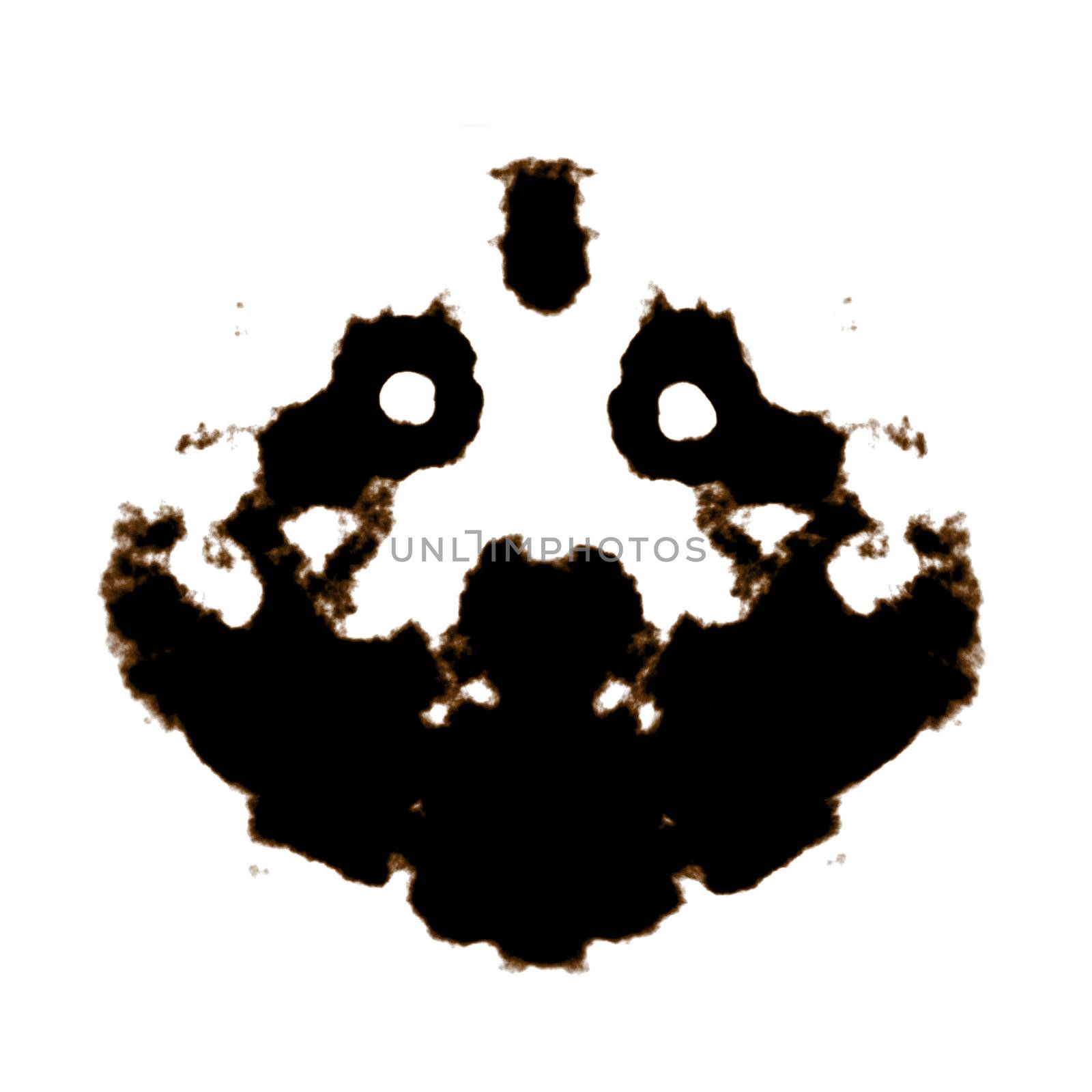 Rorschach Test of an Ink Blot Card