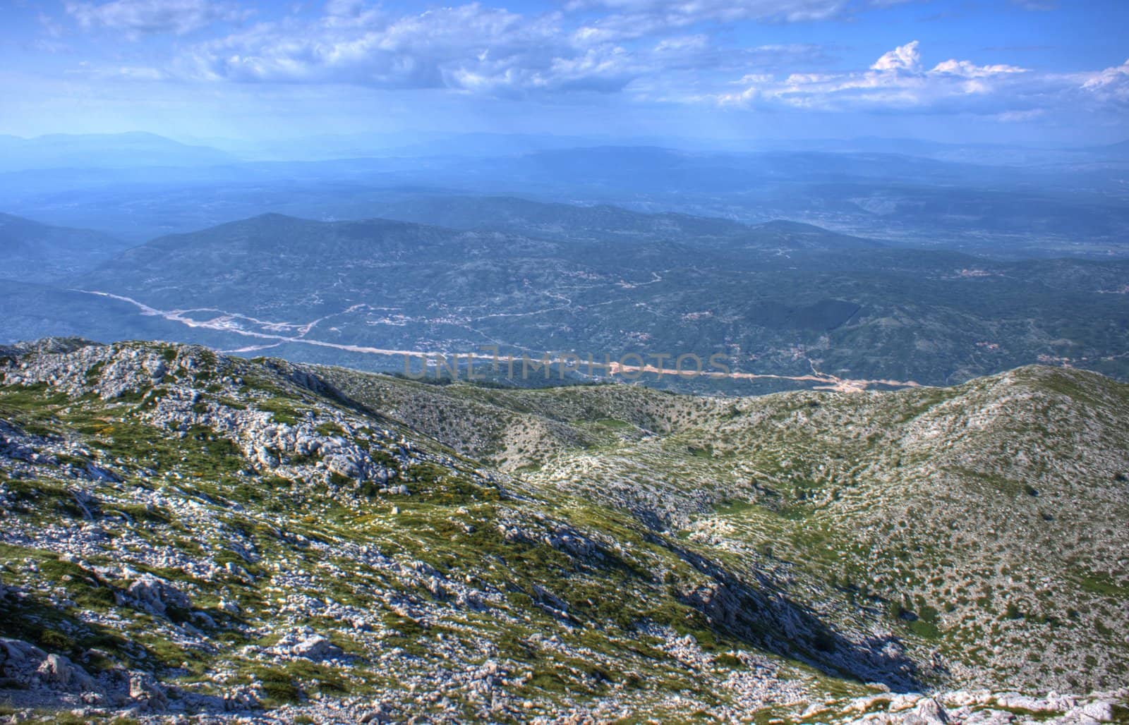 The beautifull adriatic sea in Croatia