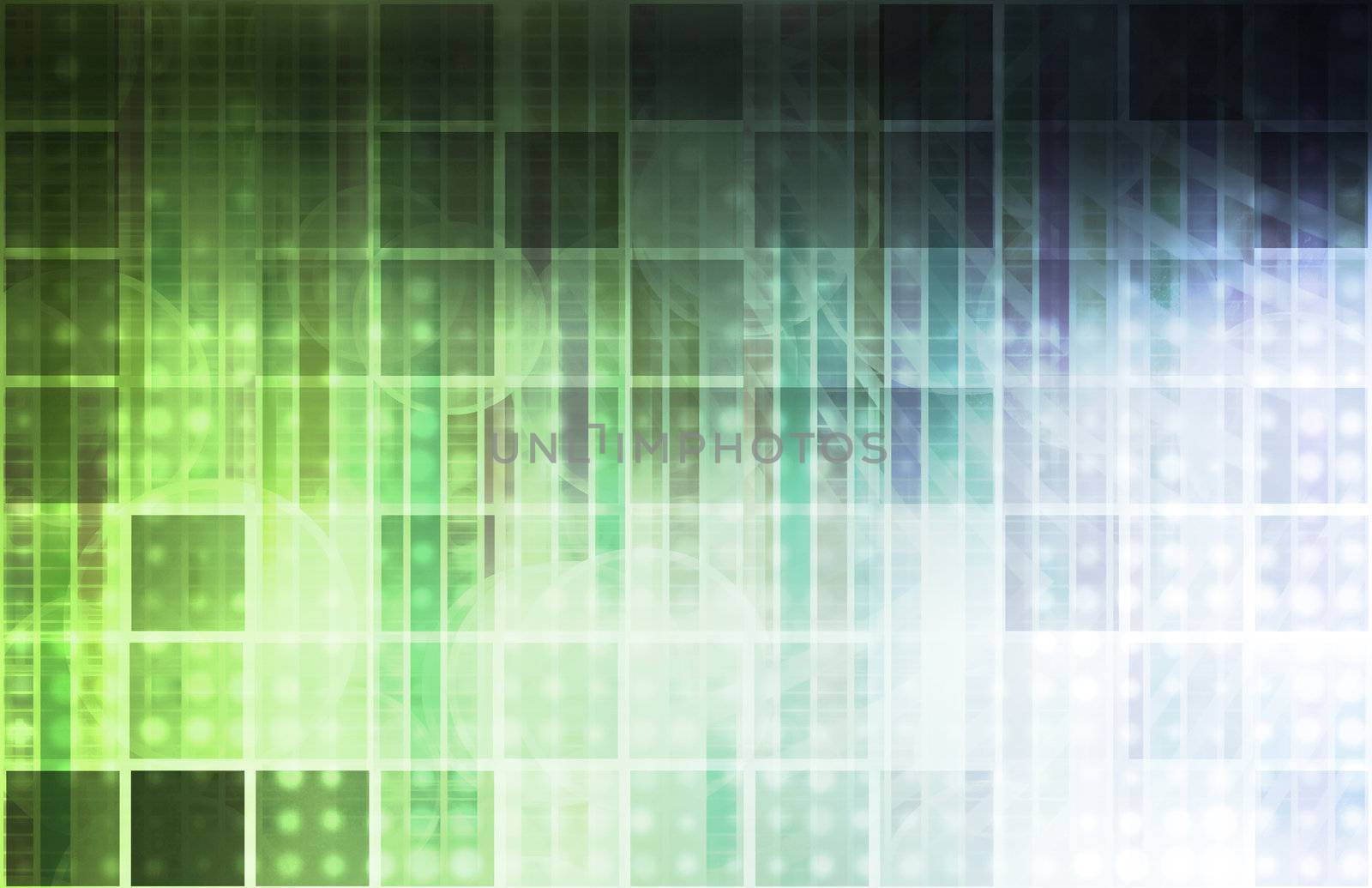 Technology Abstract with Futuristic Lines as Art