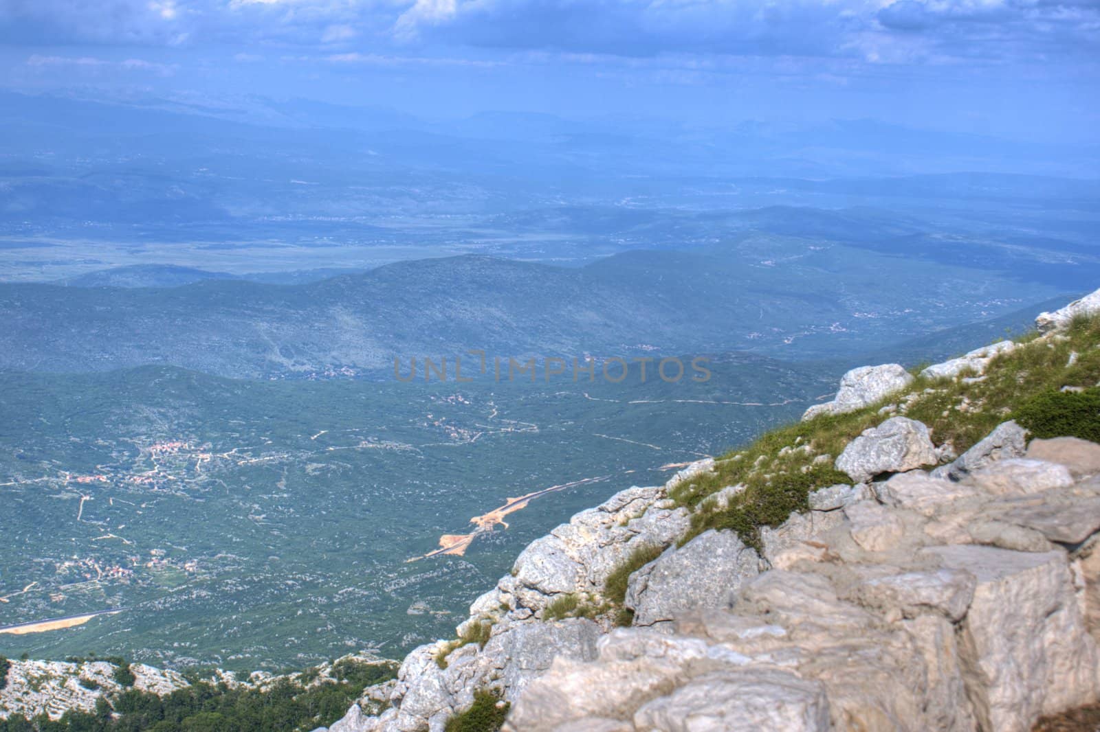 The beautifull adriatic sea in Croatia